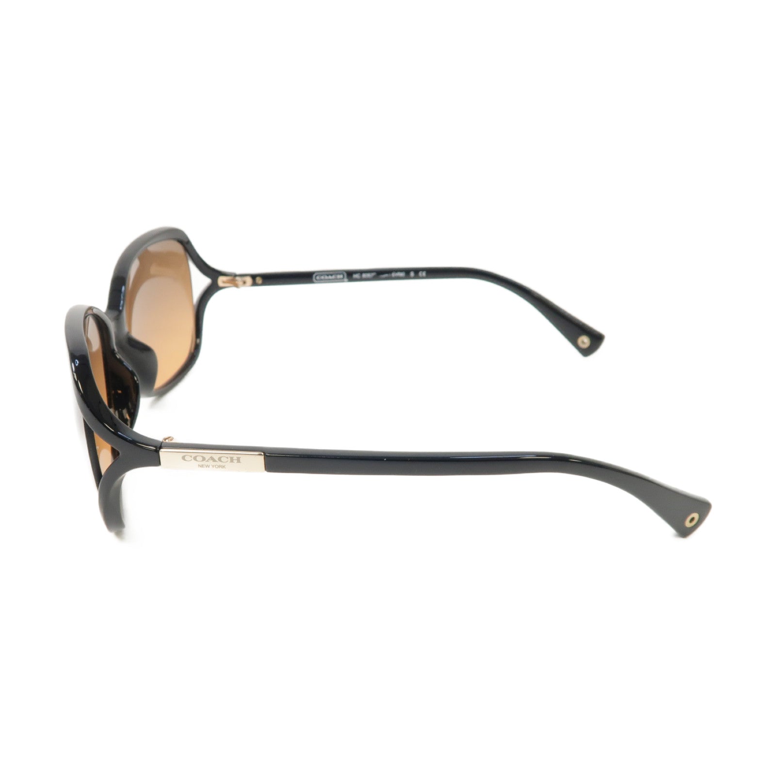 COACH PVC Sunglasses太陽眼鏡黒色棕色