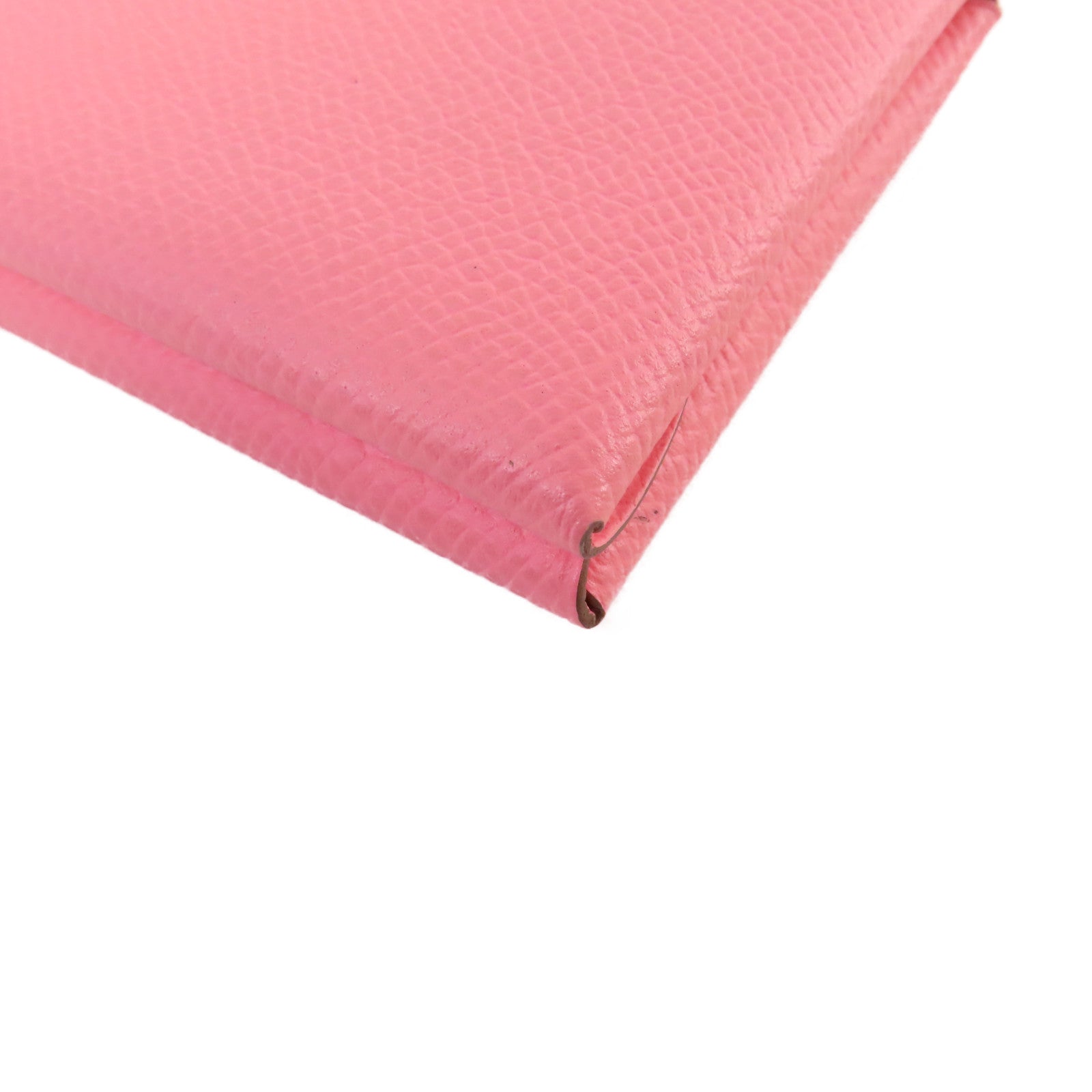 HERMES Epsom皮革Calvi Duo Compact Card Holder銀扣卡片套X9 Mauve Sylvestre錦葵紫色