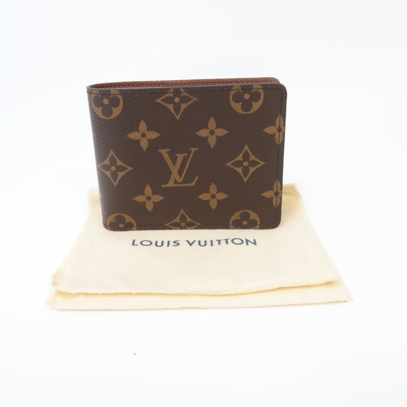 LOUIS VUITTON Monogram Multiple Wallet錢包啡色