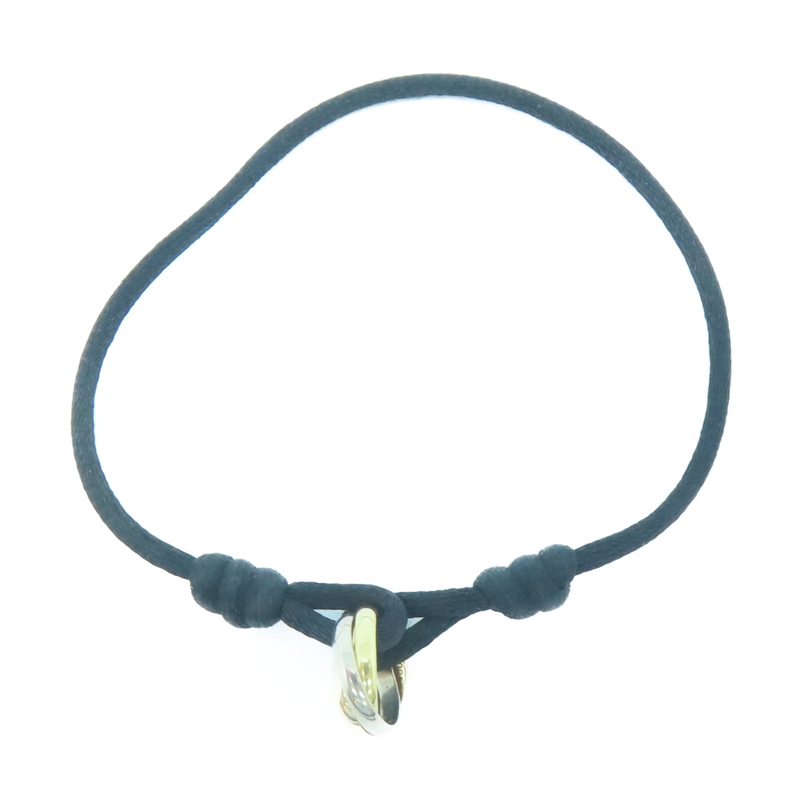 CARTIER 18K Gold Trinity Bracelet Black