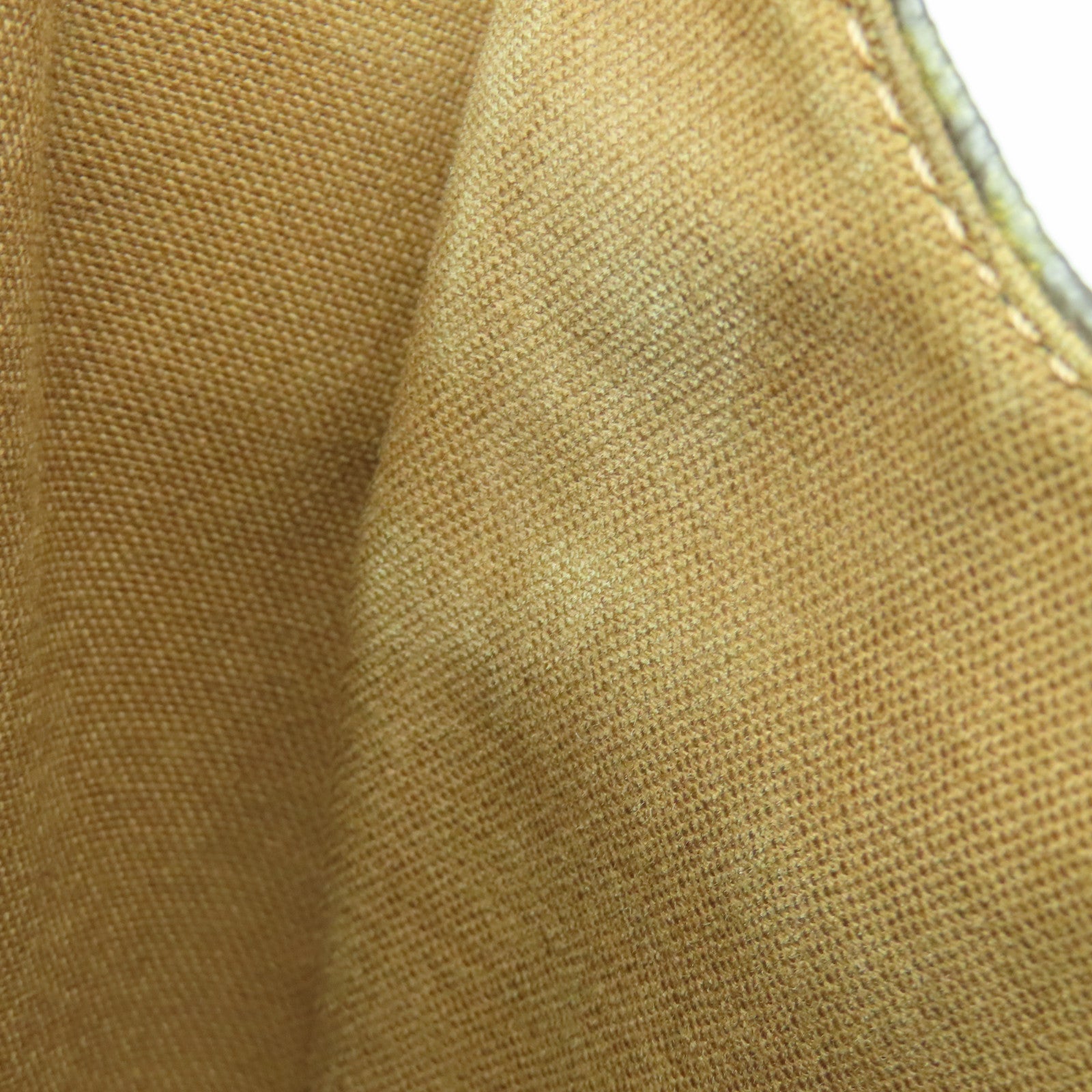 LOUIS VUITTON Monogram Bosphore GM Gold Buckle Shoulder Bag Brown