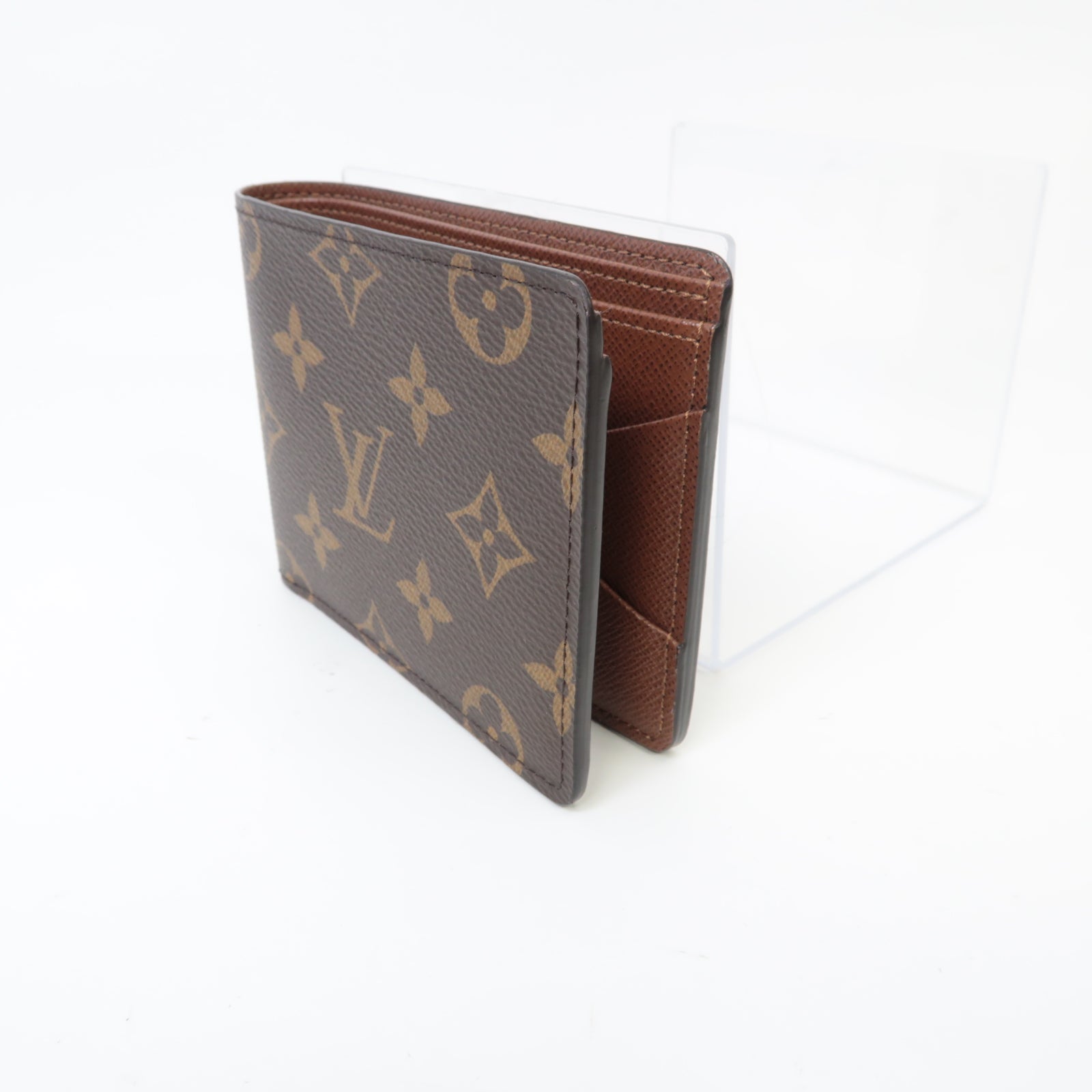 LOUIS VUITTON Monogram Multiple Wallet錢包啡色