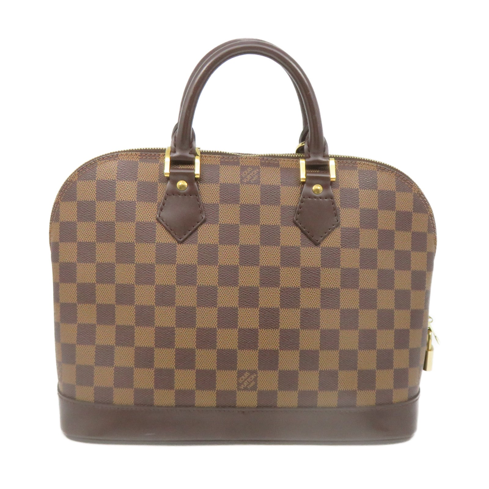 LOUIS VUITTON Alma Size PM Damier Ebene Canvas Red N53151