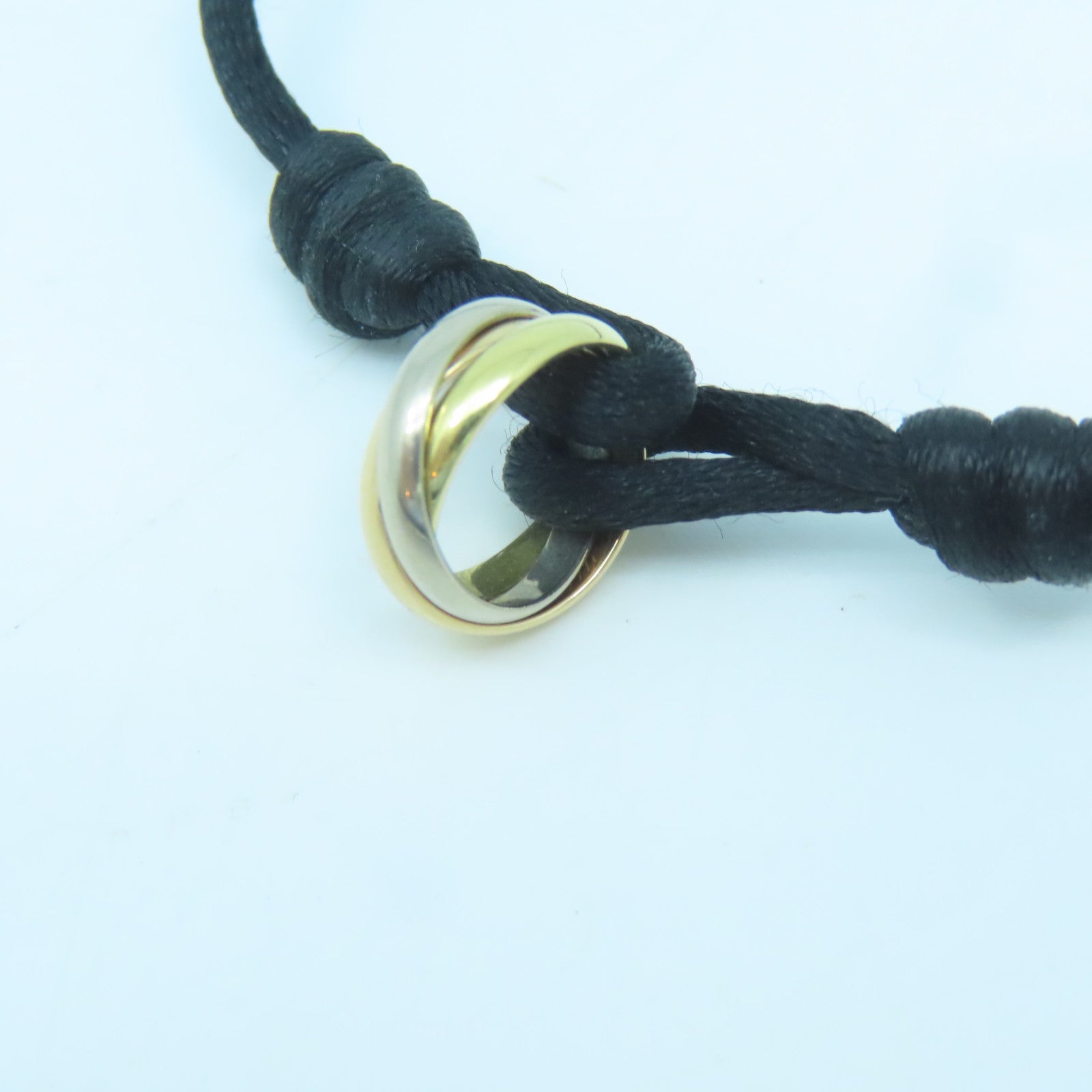 CARTIER 18K Gold Trinity Bracelet Black