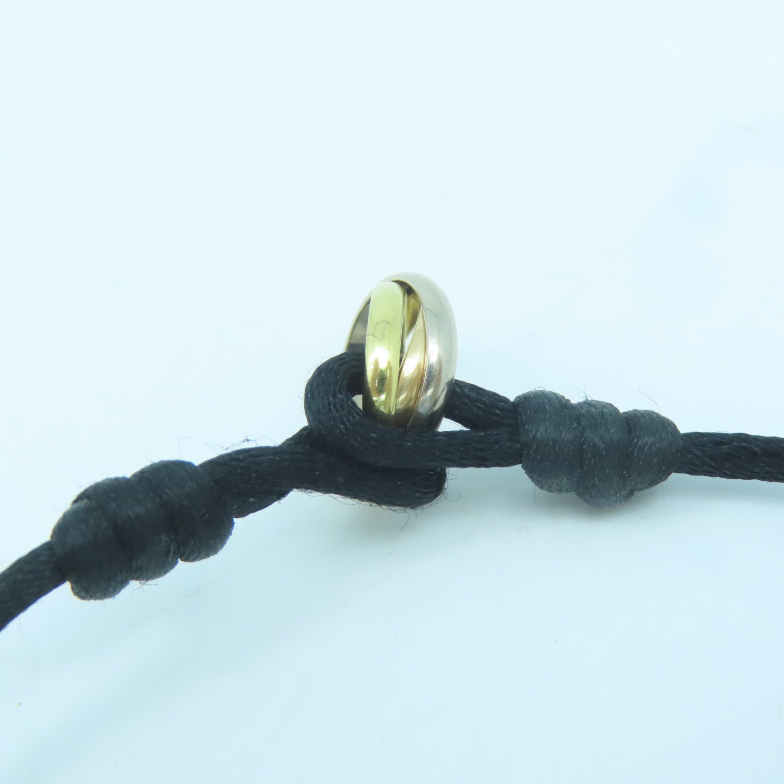 CARTIER 18K Gold Trinity Bracelet Black