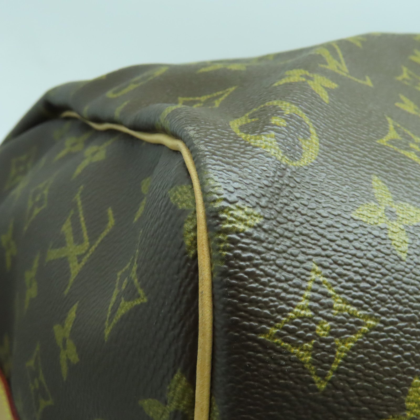 LOUIS VUITTON Monogram Keepall Bandouliere 50金扣波士頓包棕色
