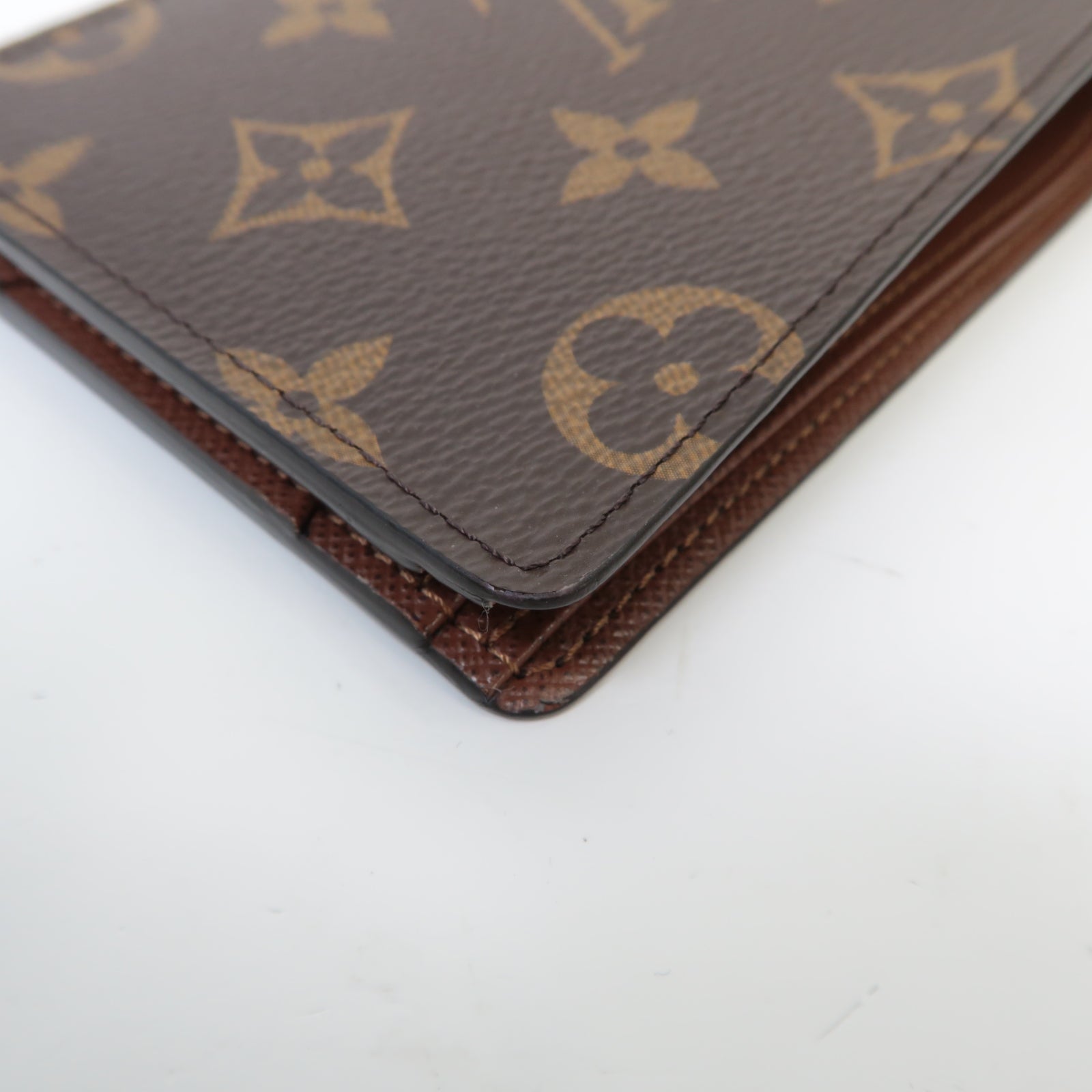 LOUIS VUITTON Monogram Multiple Wallet錢包啡色