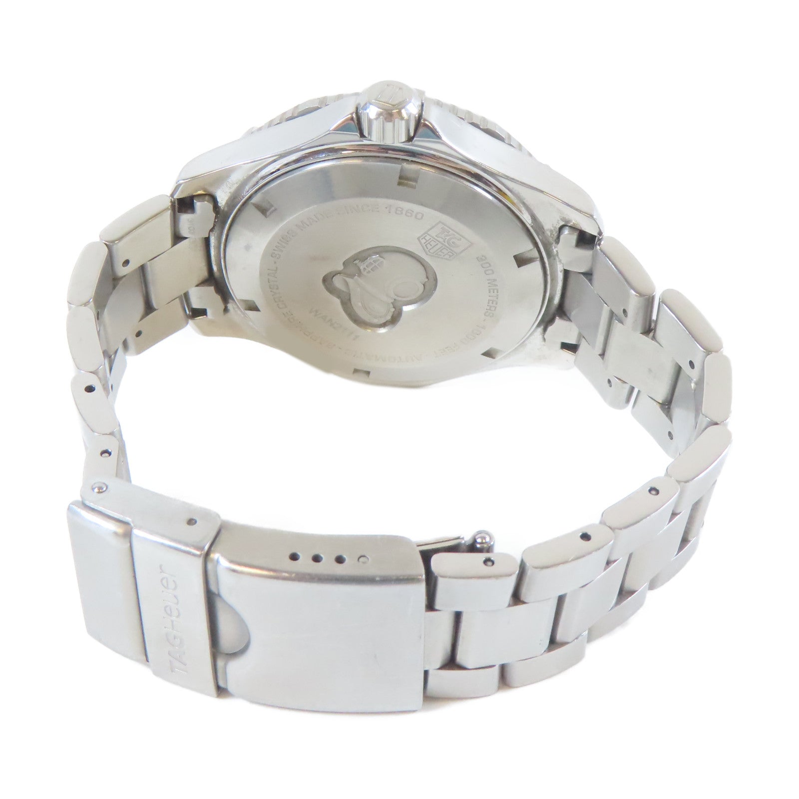 TAG HEUER Aquaracer Calibre 5不鏽鋼手錶自動機芯藍色