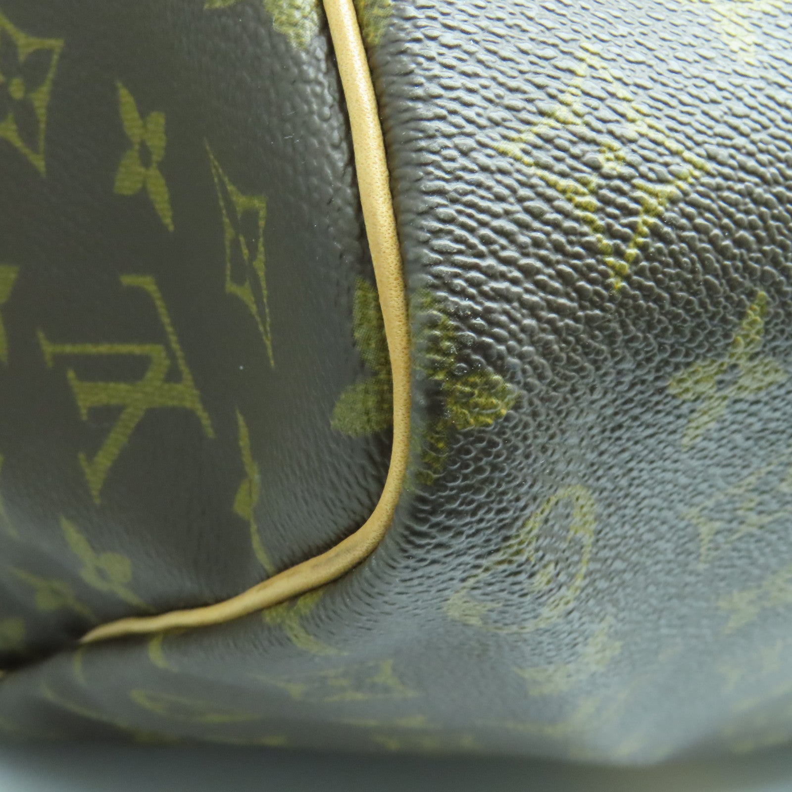 LOUIS VUITTON Monogram Keepall Bandouliere 50金扣波士頓包棕色