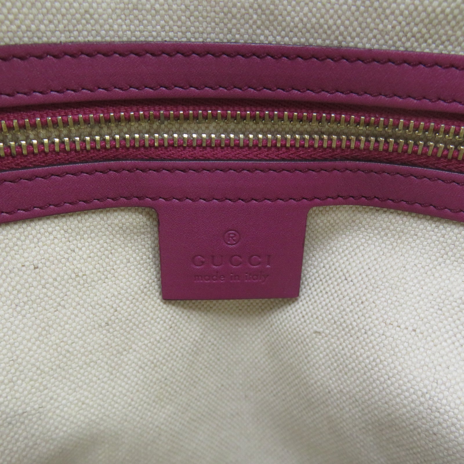 GUCCI 牛皮皮革2Way Shoulder Bag手挽肩背两用袋紫色