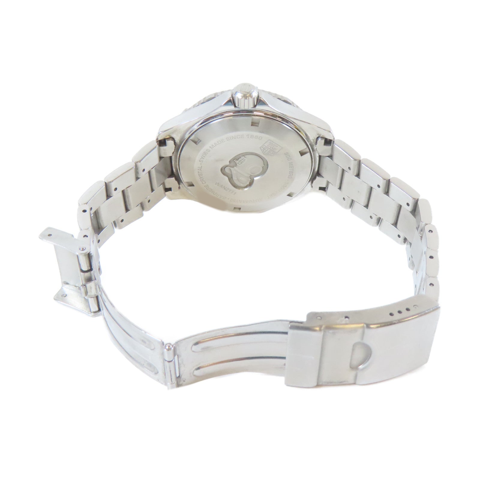 TAG HEUER Aquaracer Calibre 5不鏽鋼手錶自動機芯藍色