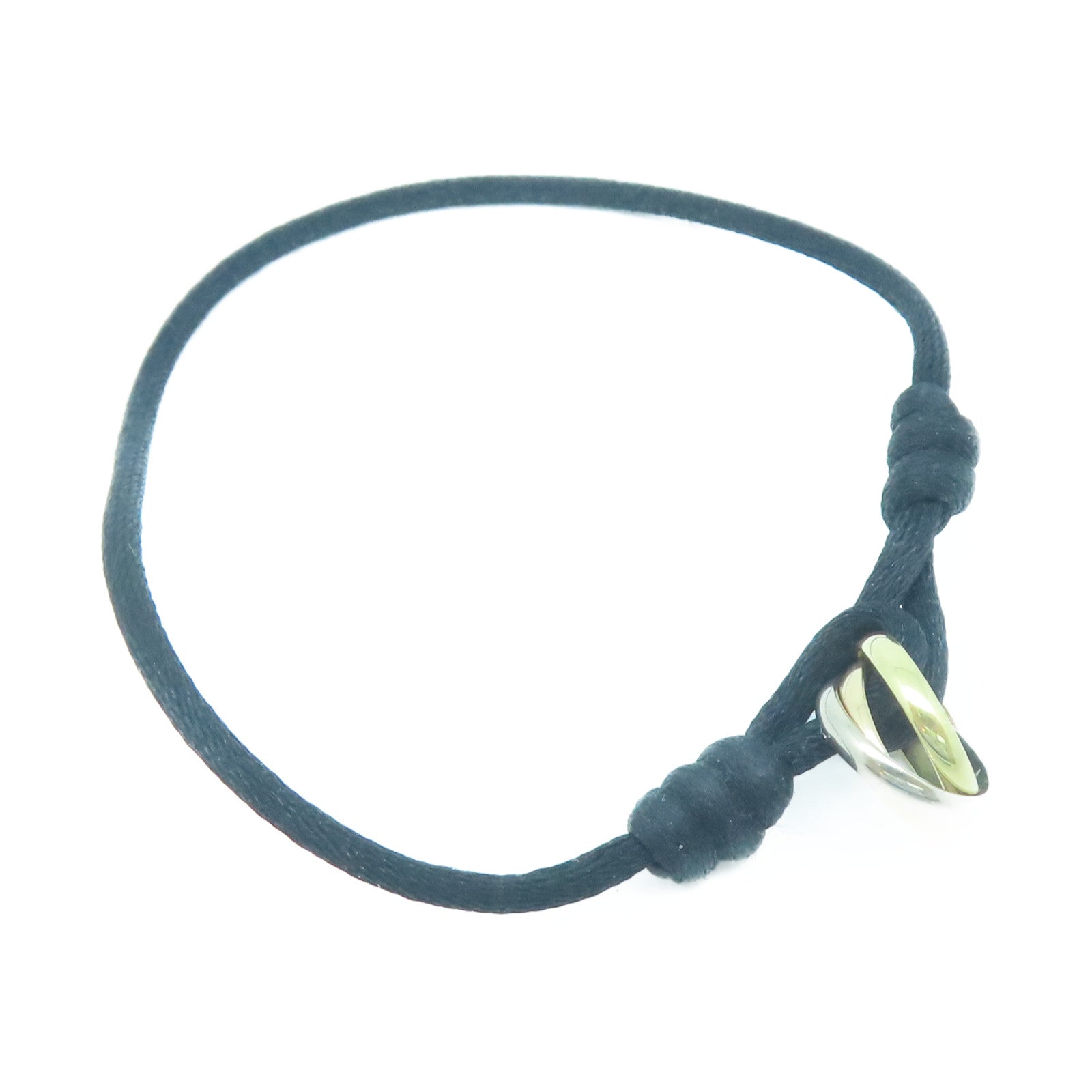 CARTIER 18K Gold Trinity Bracelet Black