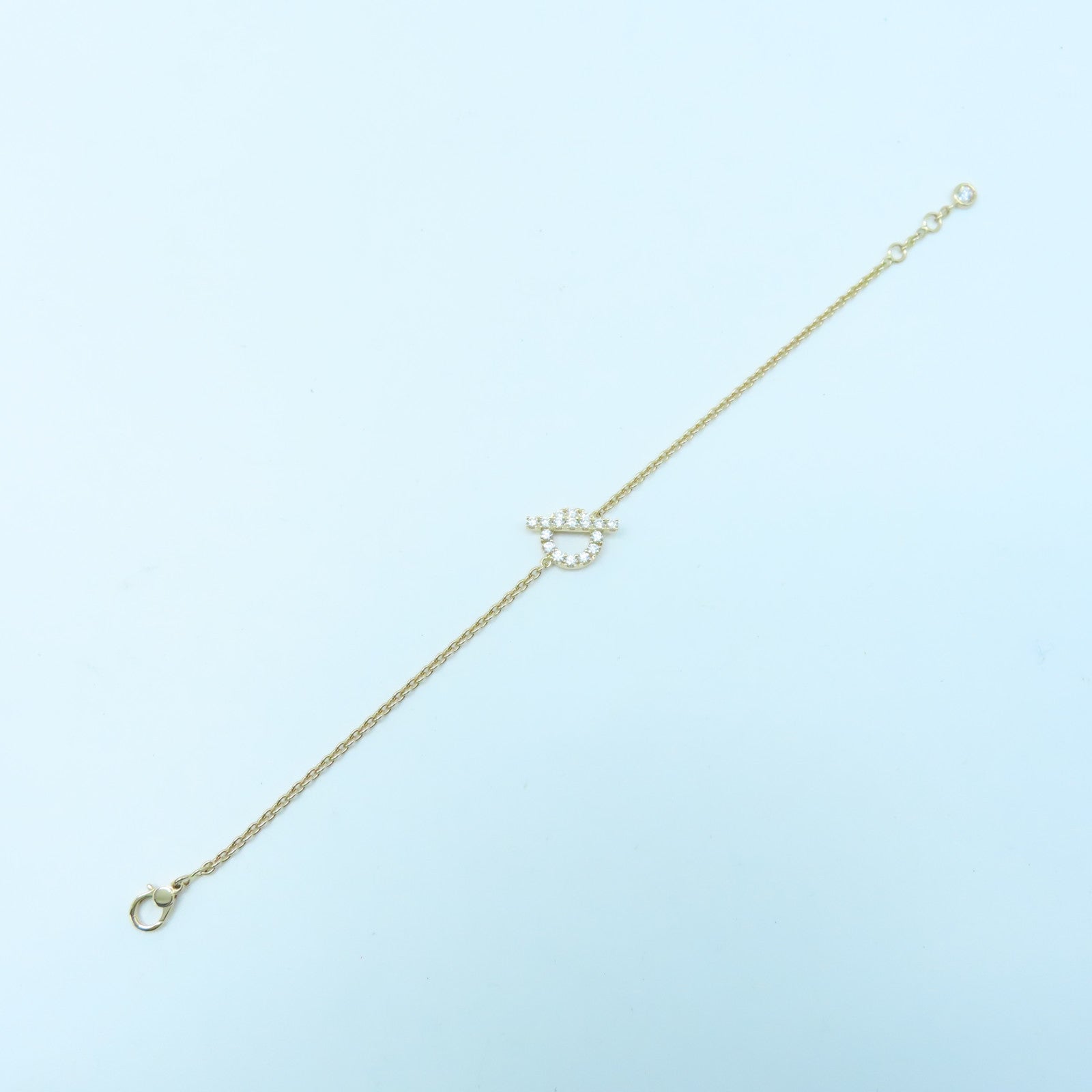 HERMES 18K Rose Gold Finesse Bracelet Bracelet