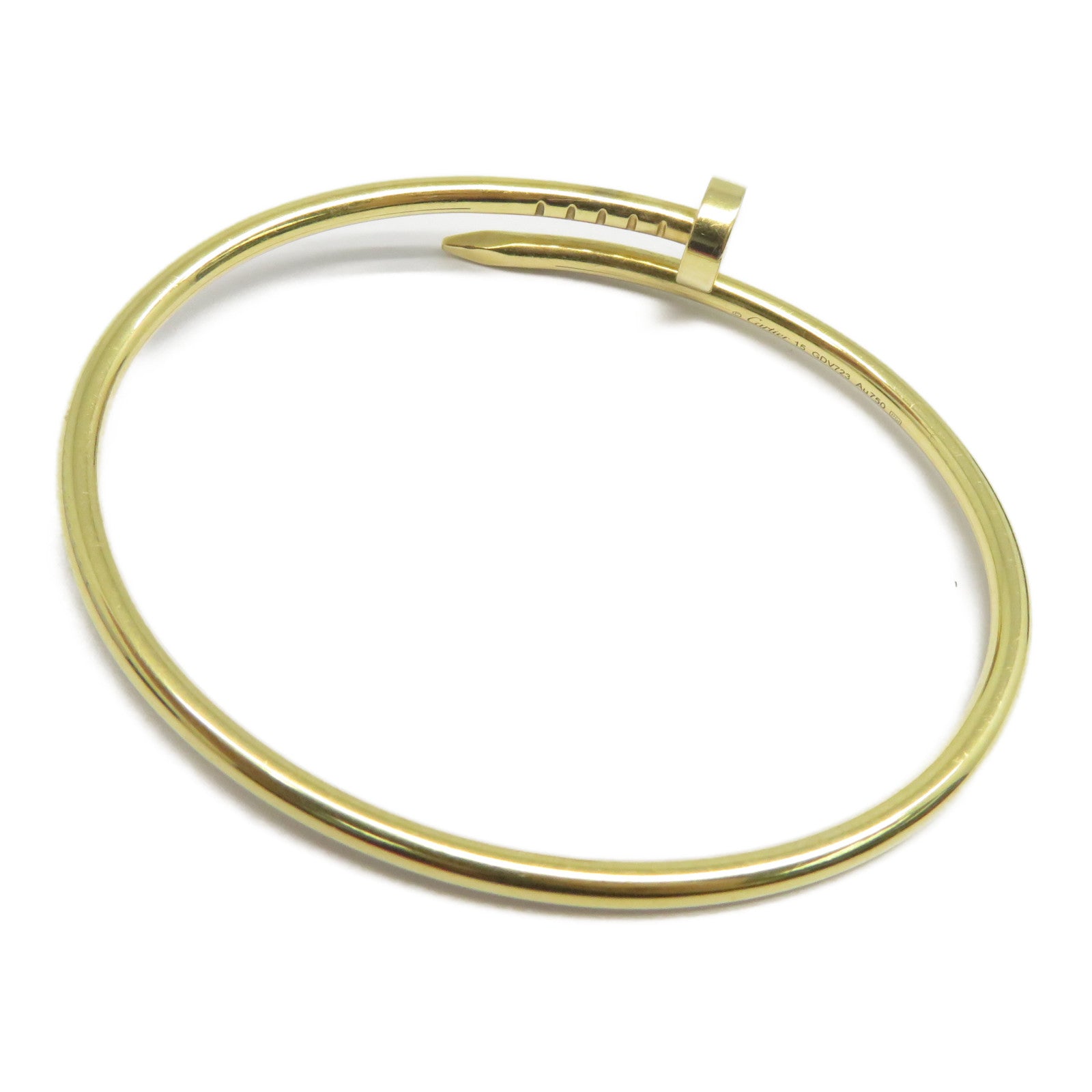CARTIER 18K黃金Juste Un Clou手鐲