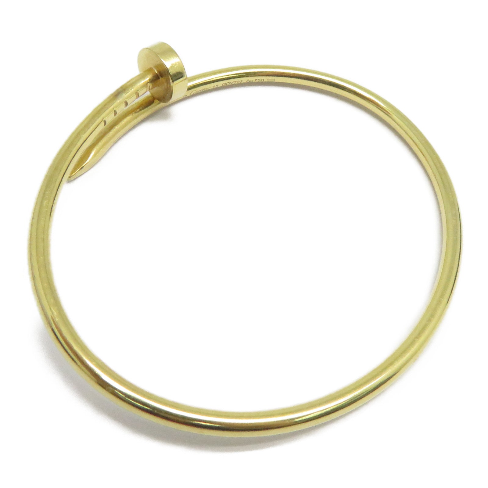 CARTIER 18K黃金Juste Un Clou手鐲