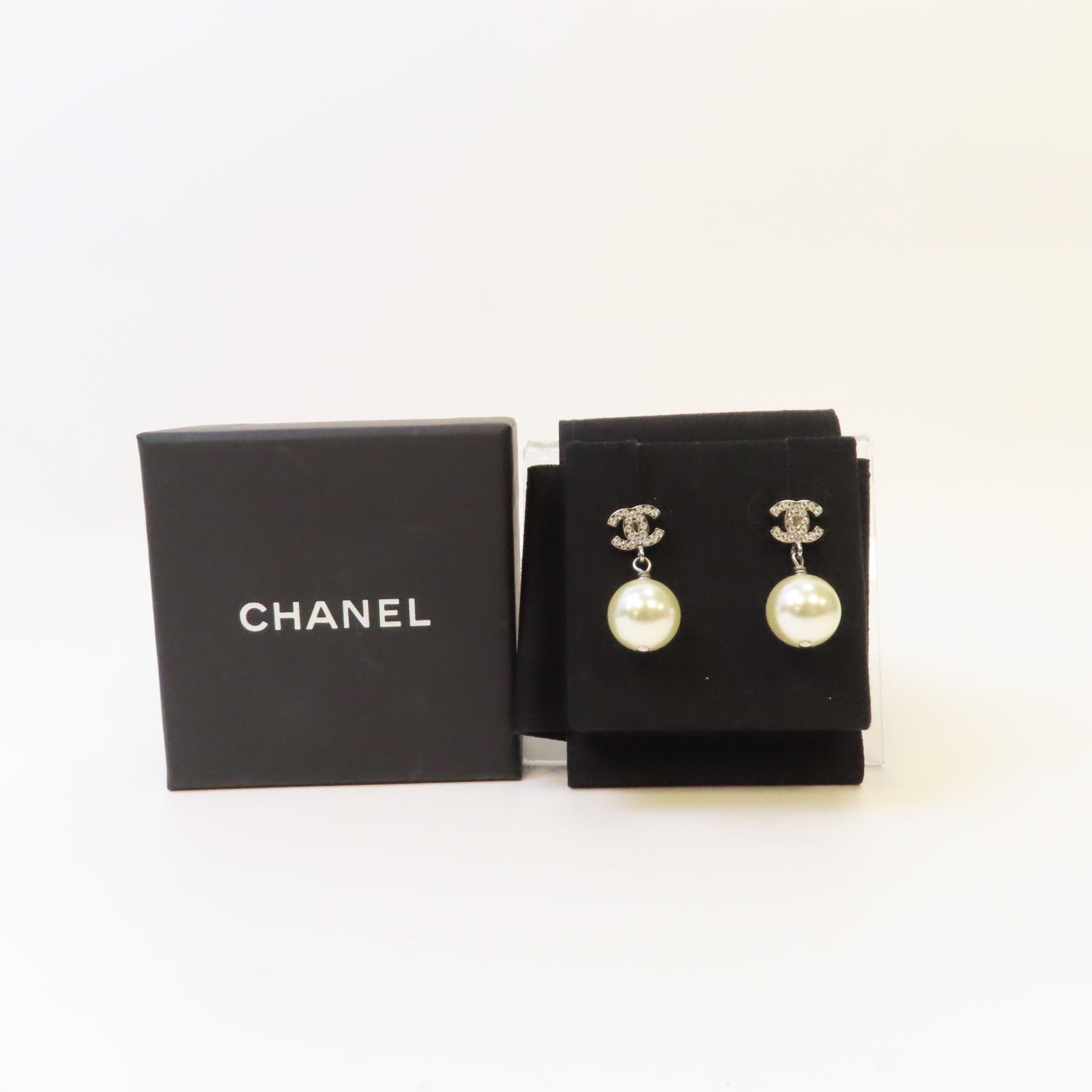 CHANEL 金屬Earrings耳環銀色