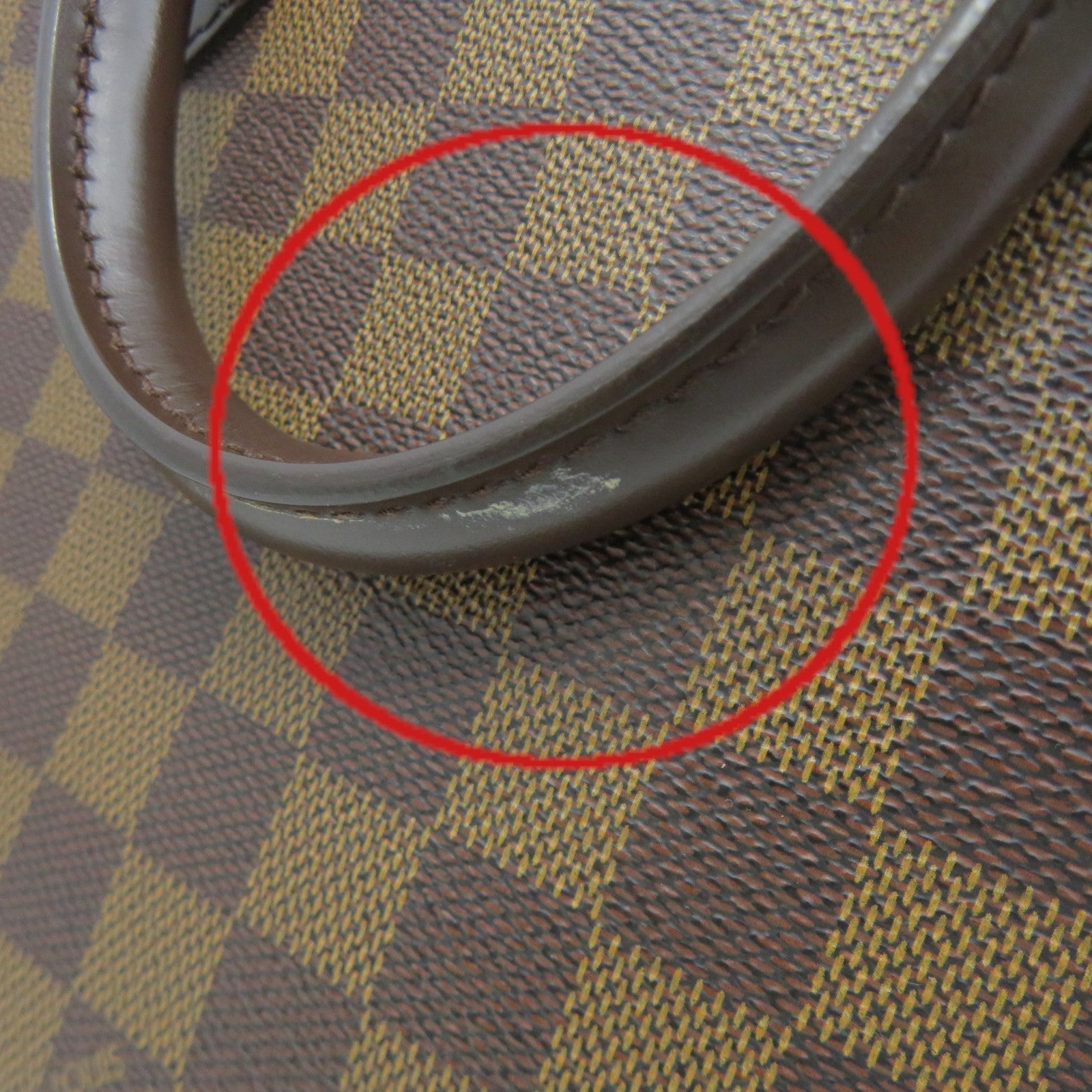 LOUIS VUITTON Damier Alma PM Hand Bag brown brown