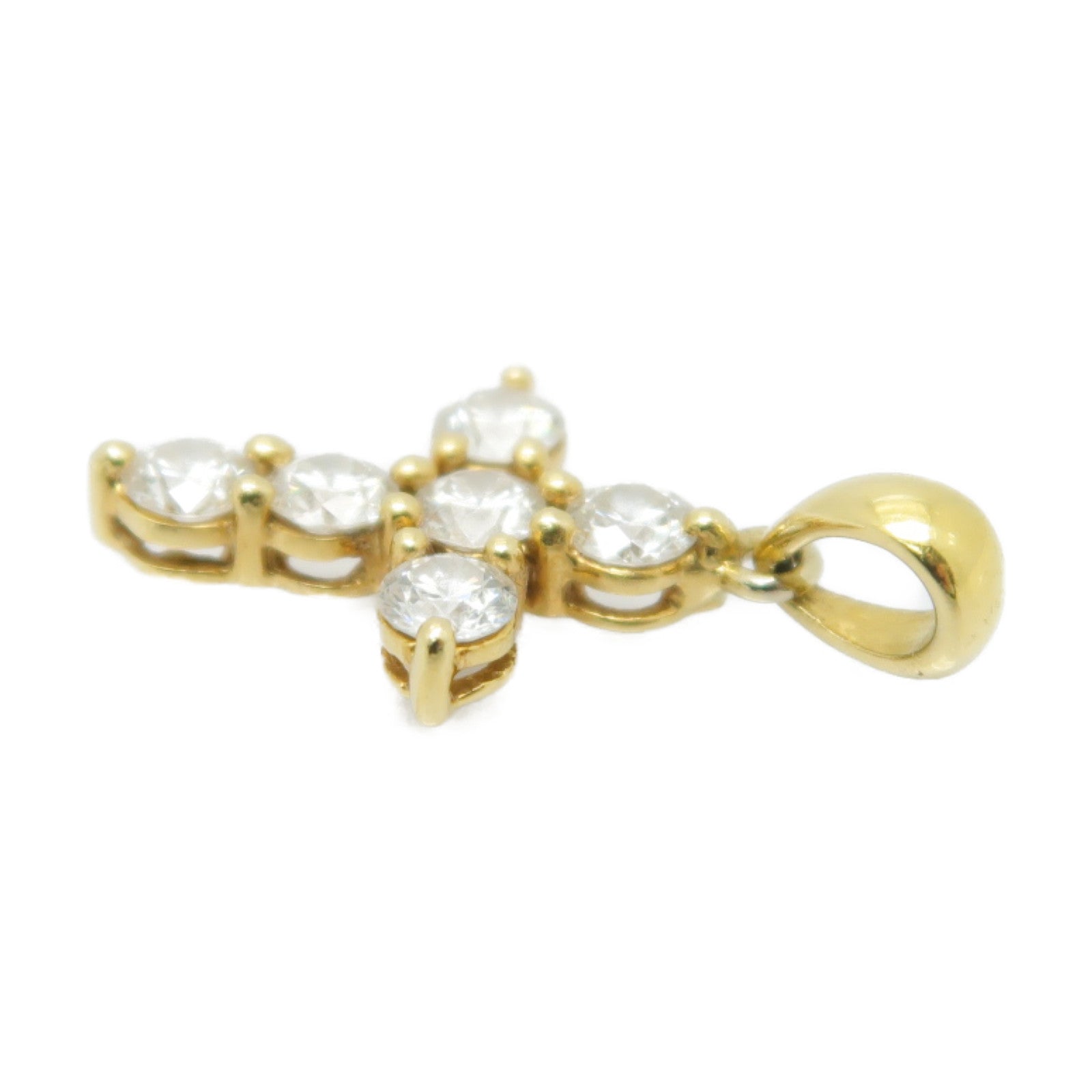 JEWELRY 18K黄金Diamond Pendant 0.45ct鑽石吊墜