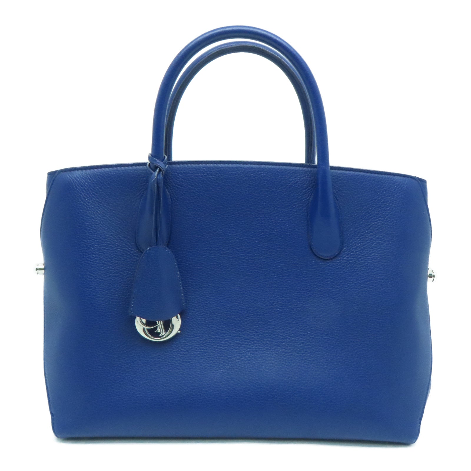Dior [Sharp Discount] Cowhide/Python Leather Handbag Blue