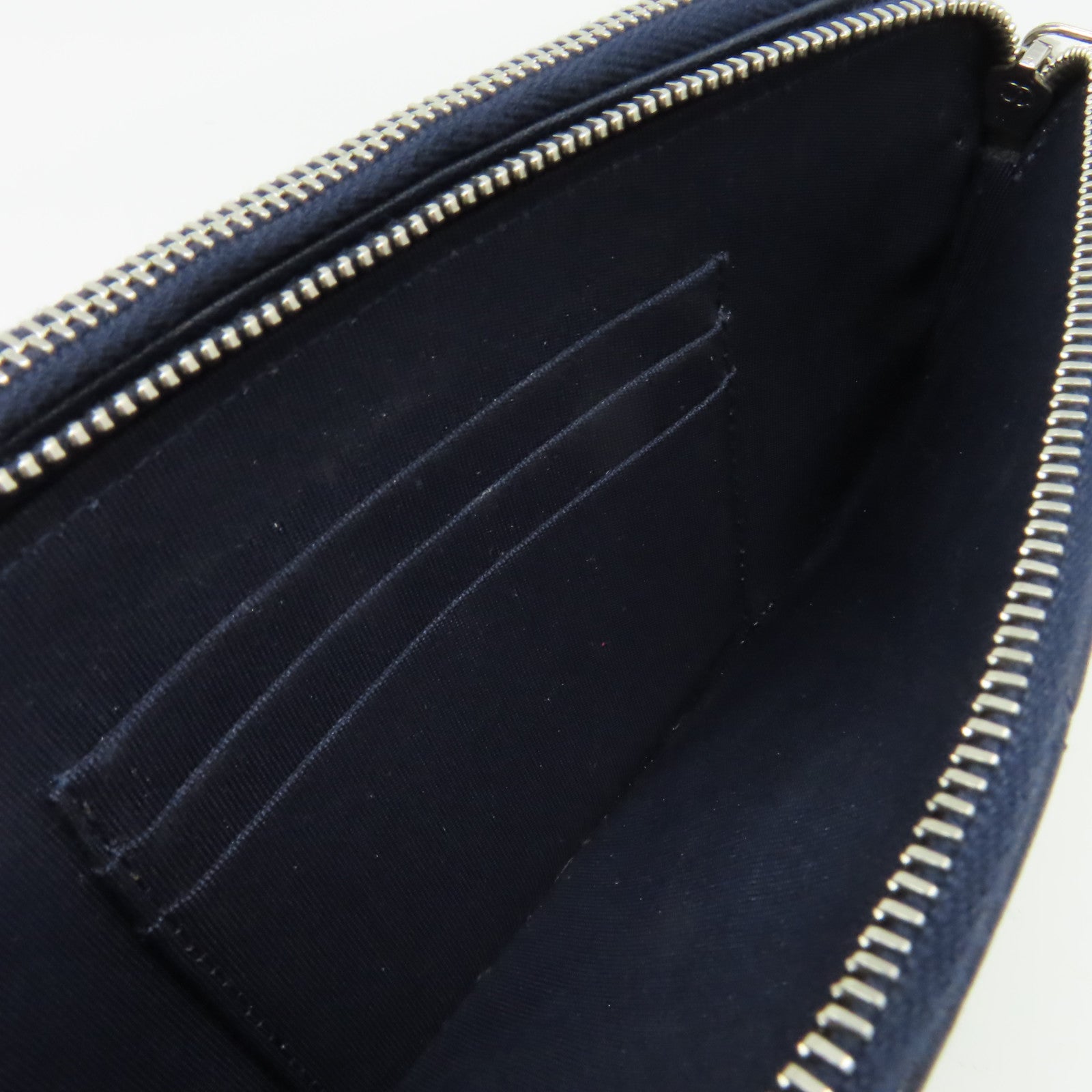 CHANEL 菱格牛皮皮革Chain Shoulder Bag銀扣鏈帶肩背袋寶藍色