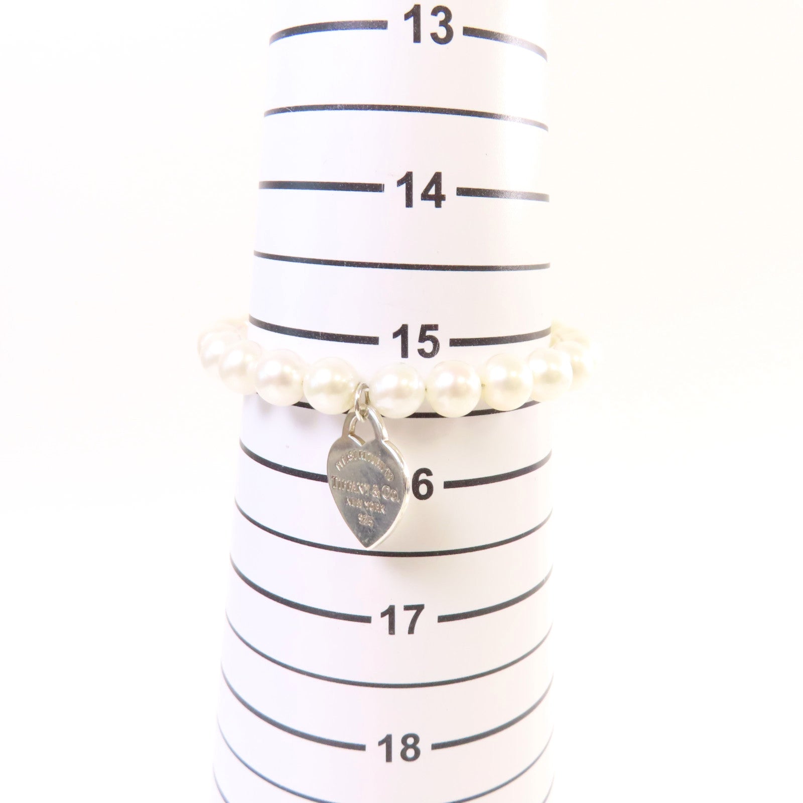 TIFFANY＆CO 925純銀/珍珠Pearl Bracelet手鏈