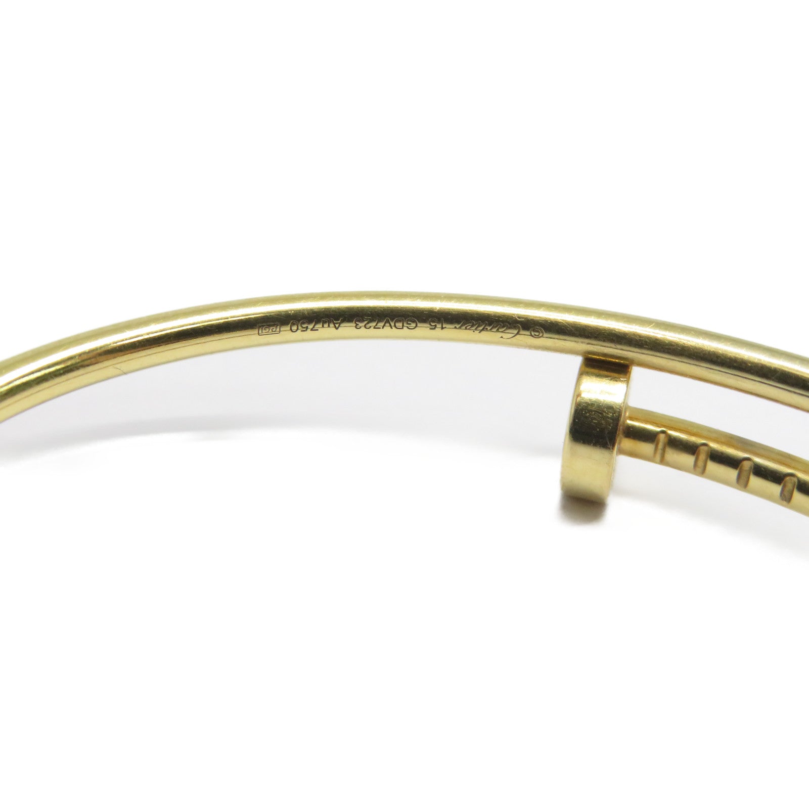 CARTIER 18K黃金Juste Un Clou手鐲