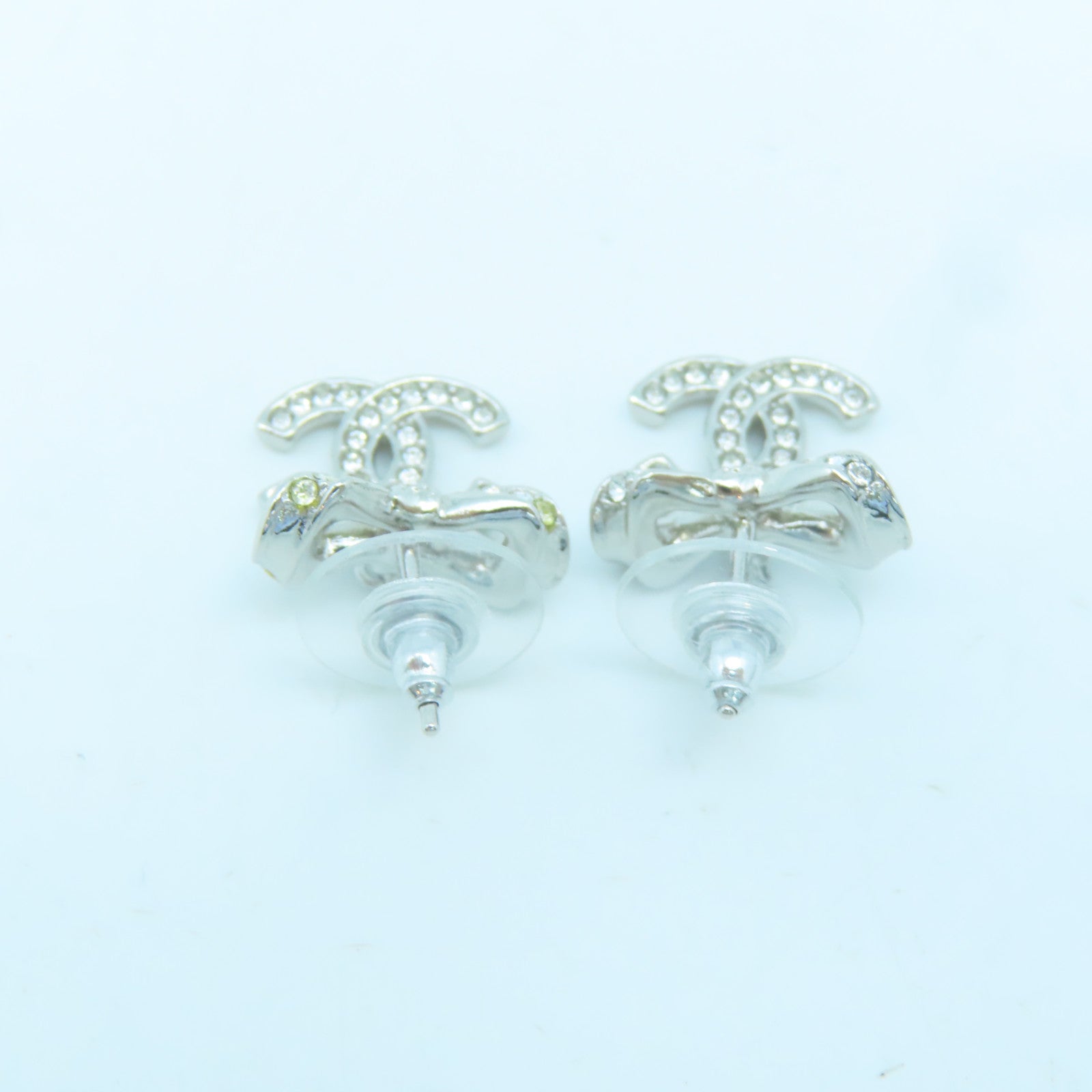 CHANEL metal Earrings silver earrings