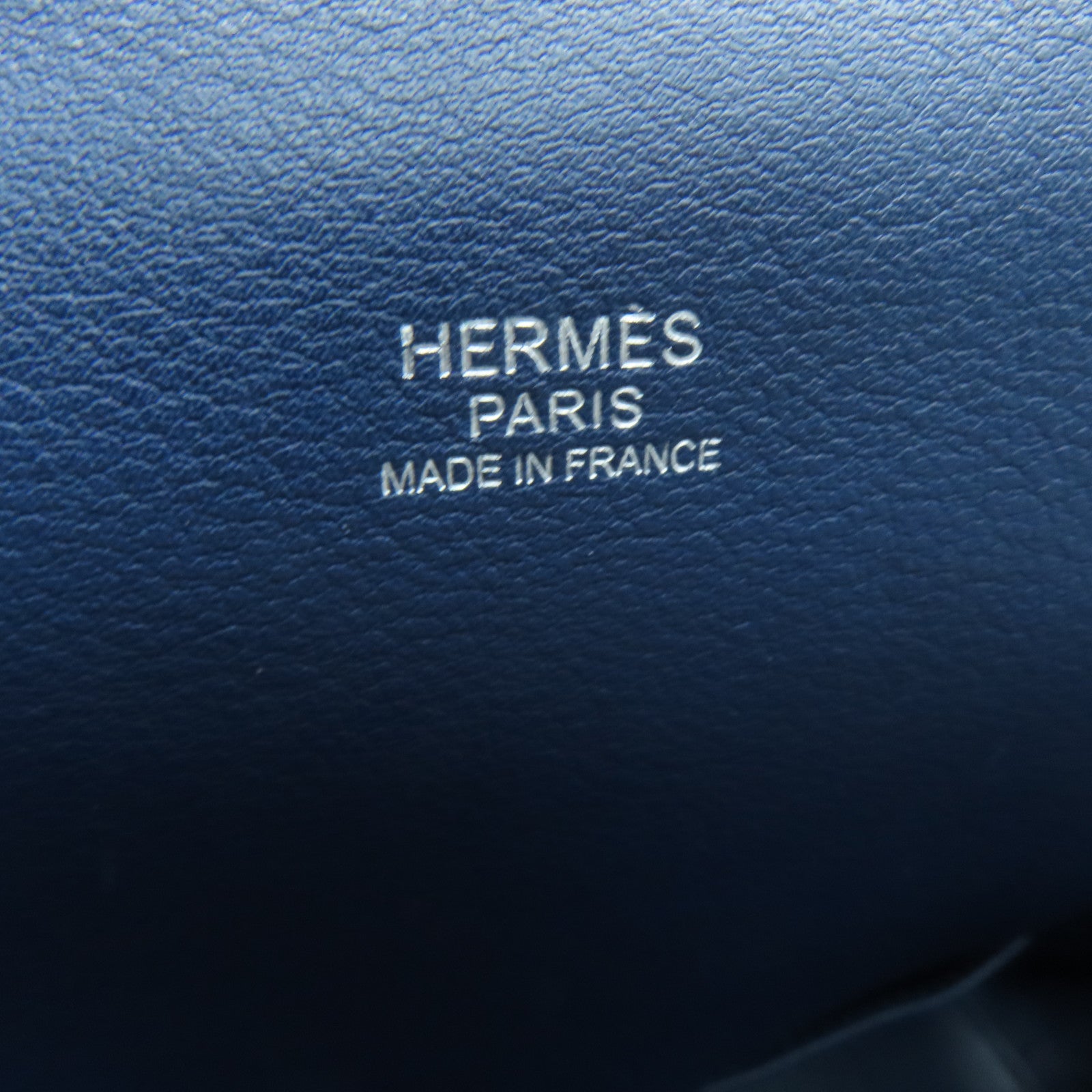 HERMES 【激減優惠】Swift皮革ToolBox 26銀扣手挽肩背兩用袋馬爾他藍