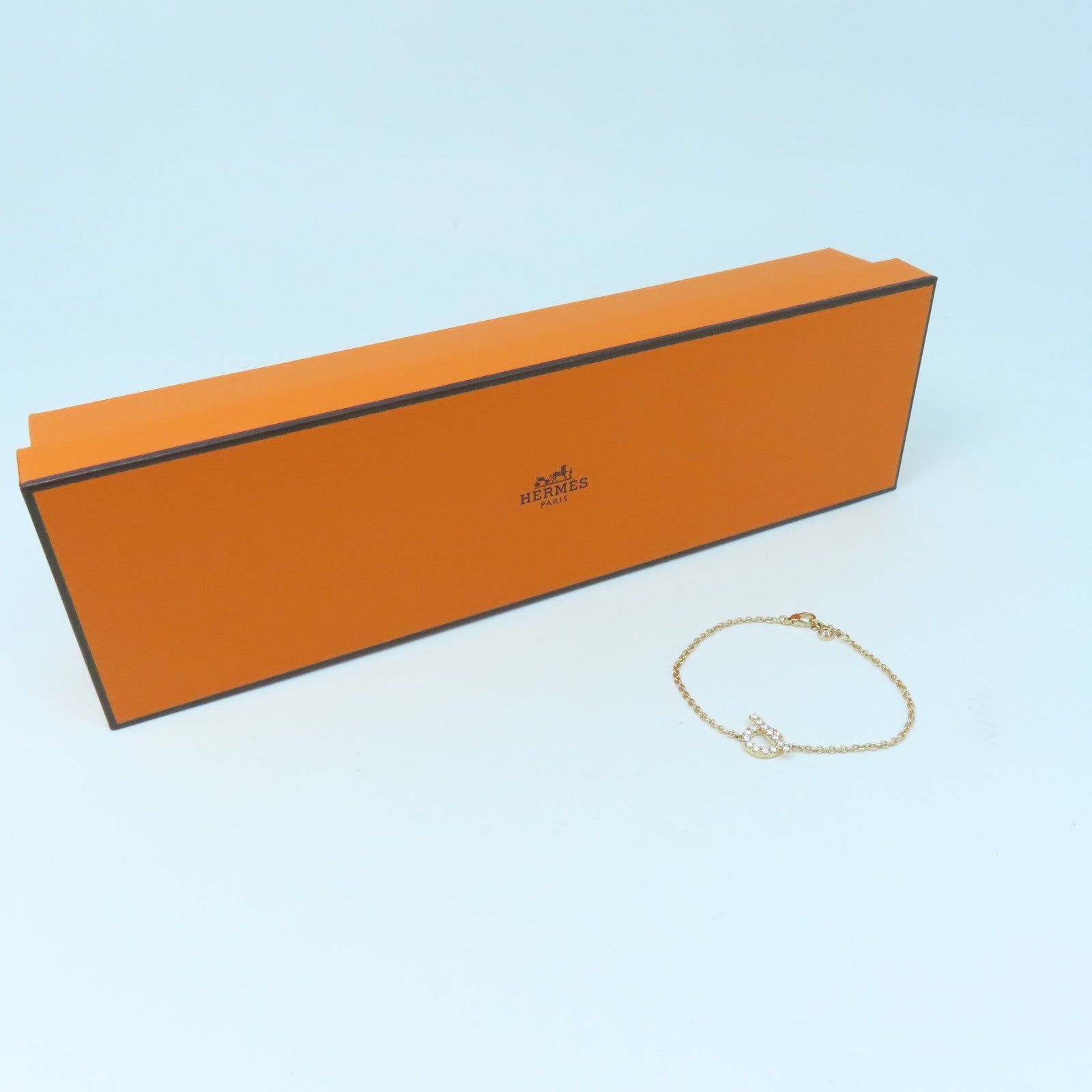 HERMES 18K Rose Gold Finesse Bracelet Bracelet