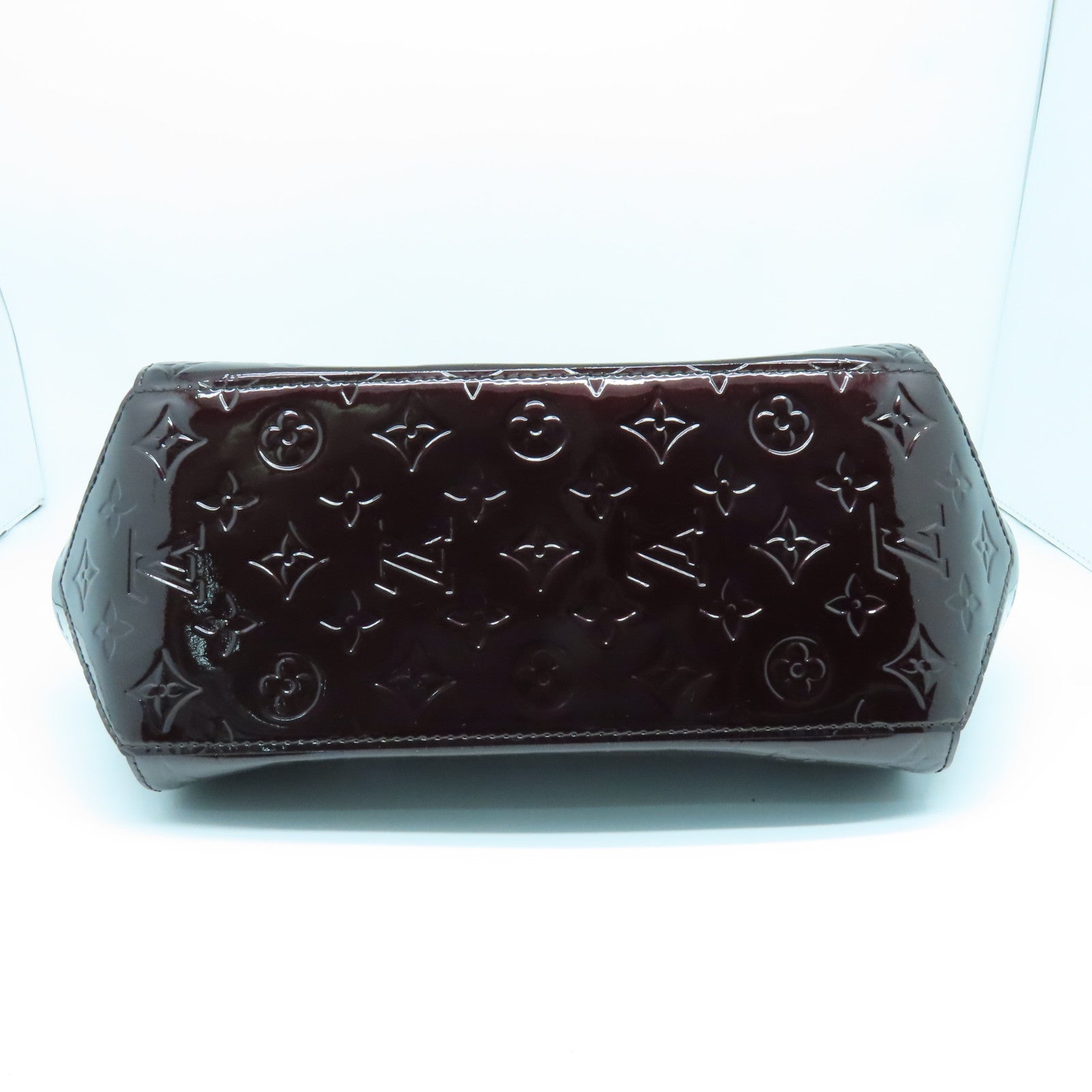 LOUIS VUITTON Monogram Vernis Sherwood PM Gold Buckle Shoulder Bag