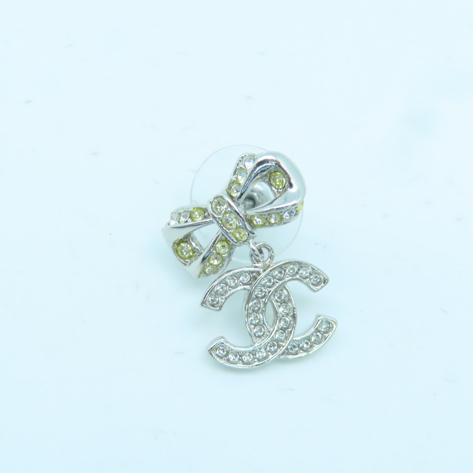 CHANEL metal Earrings silver earrings