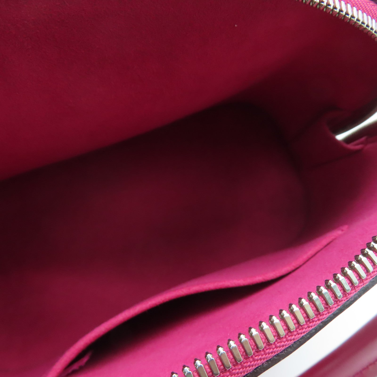 LOUIS VUITTON Epi Alma BB银扣手挽肩背两用袋紫红色
