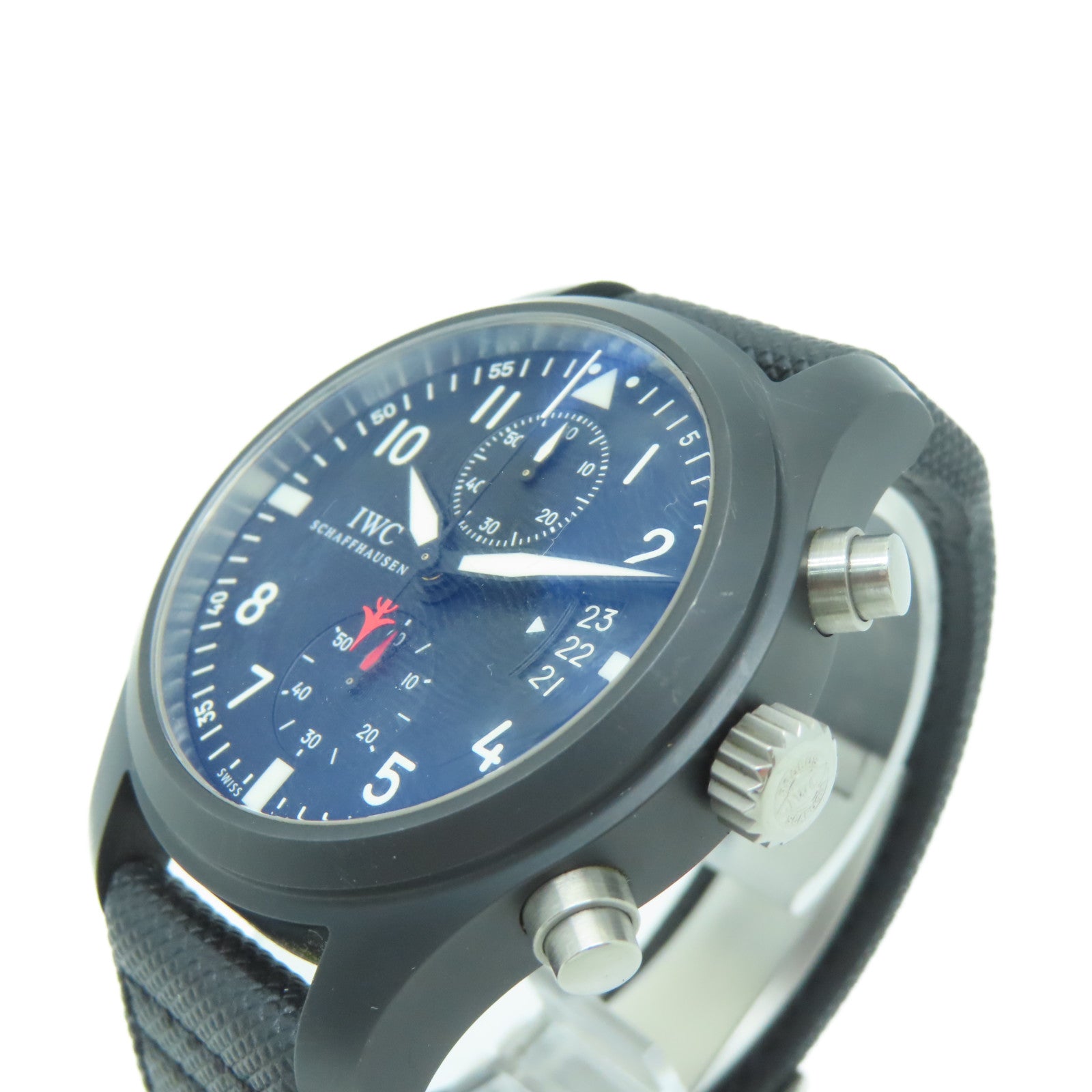IWC Pilot Chronograph Top Gun陶瓷自動機芯手錶黑色