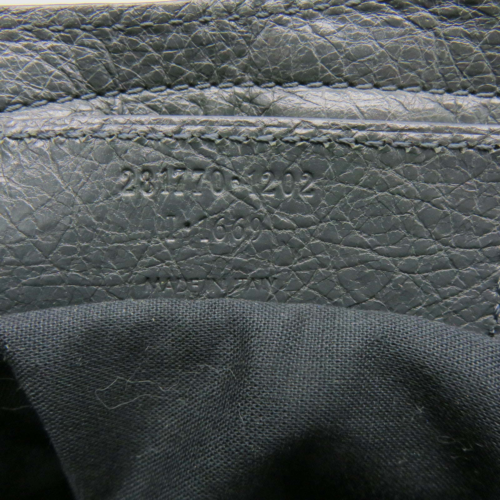 BALENCIAGA 【激减优惠】牛皮皮革Shoulder Bag银扣肩背袋灰色