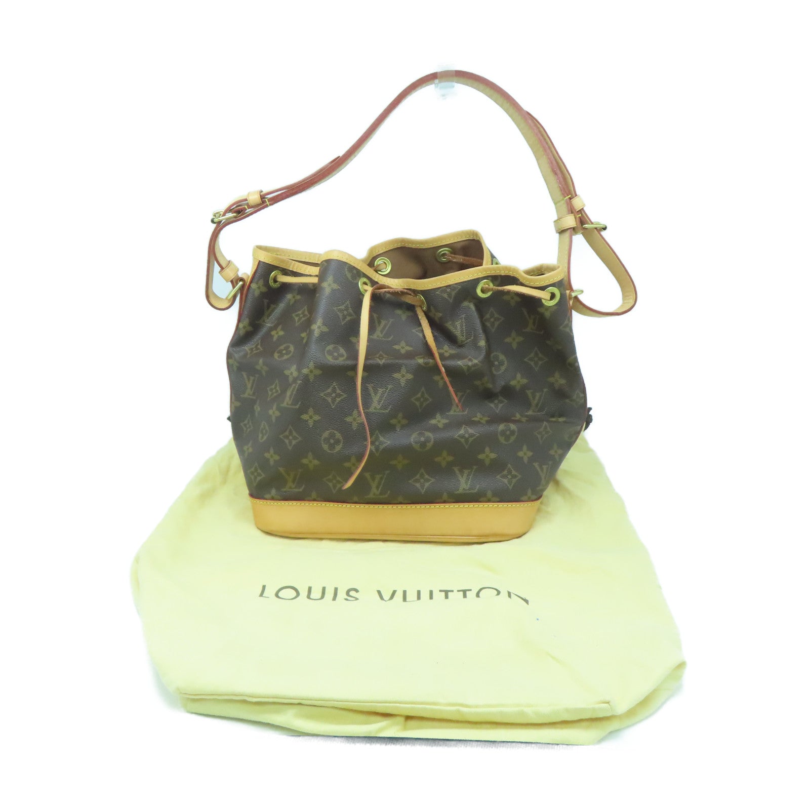LOUIS VUITTON Monogram Noe BB金扣肩背袋啡色