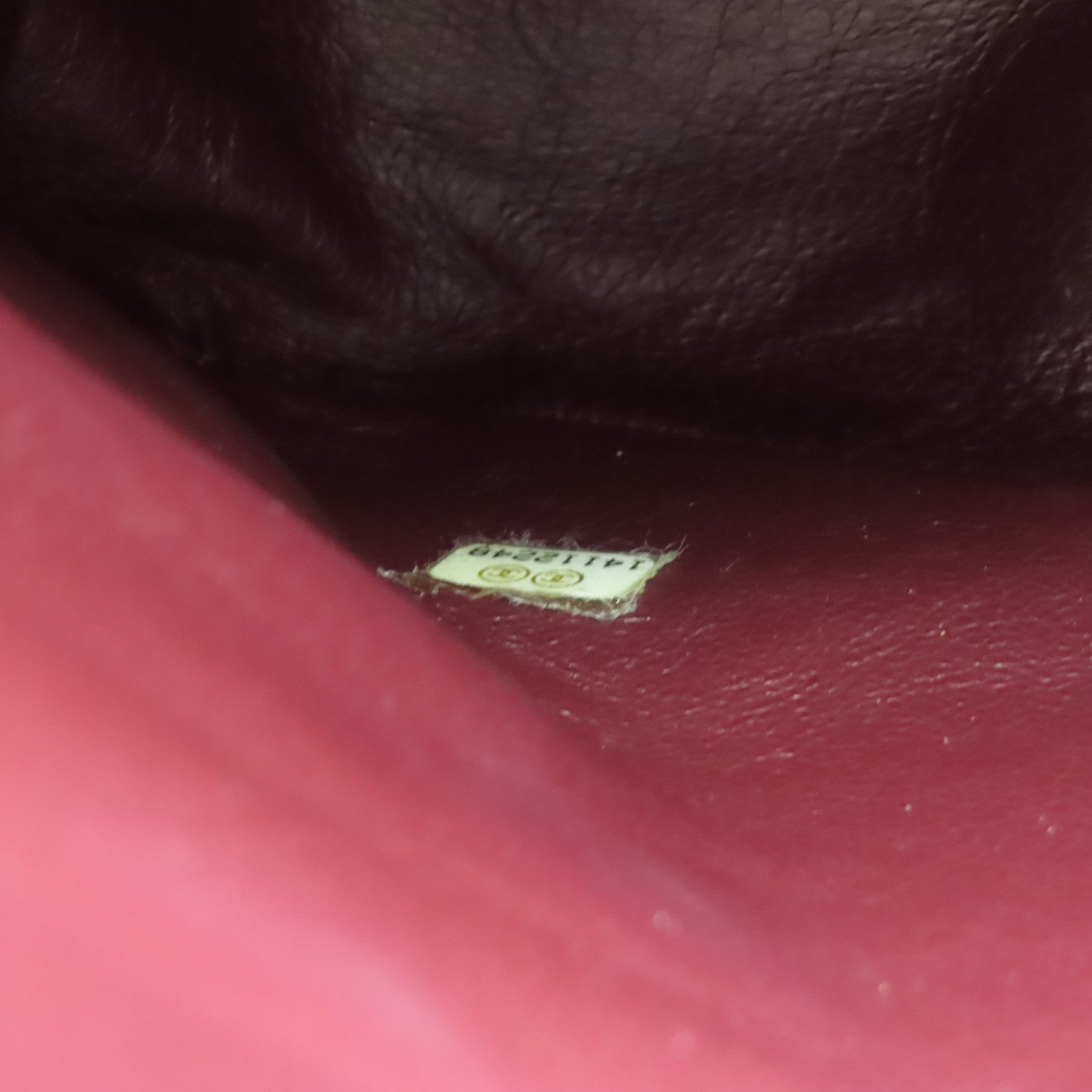 CHANEL 菱格牛皮皮革Chain Shoulder Bag银扣链带肩背袋黑色