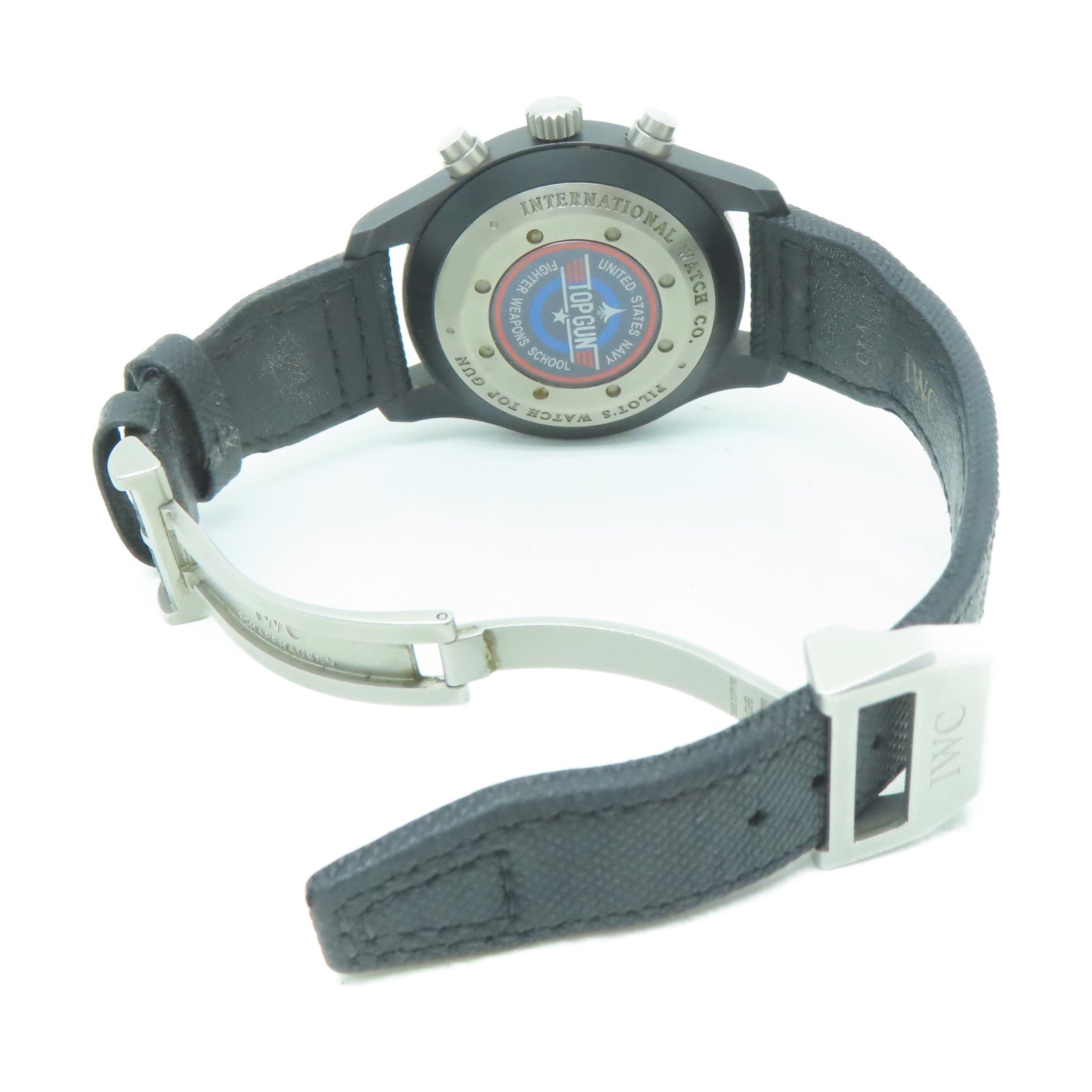 IWC Pilot Chronograph Top Gun陶瓷自動機芯手錶黑色