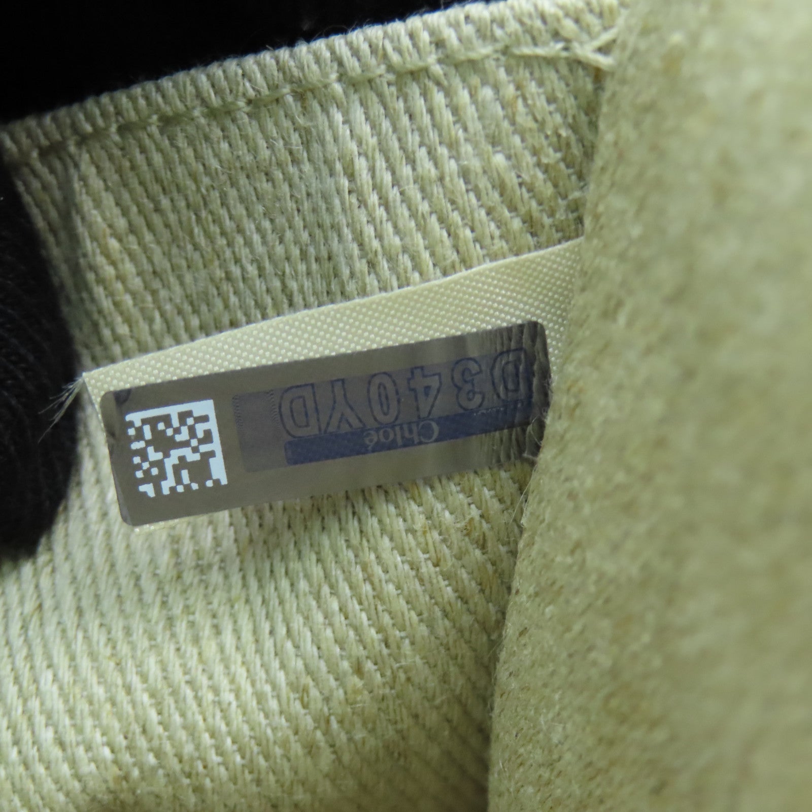 Chloe 帆布Woody Tote Bag手挽袋深藍色