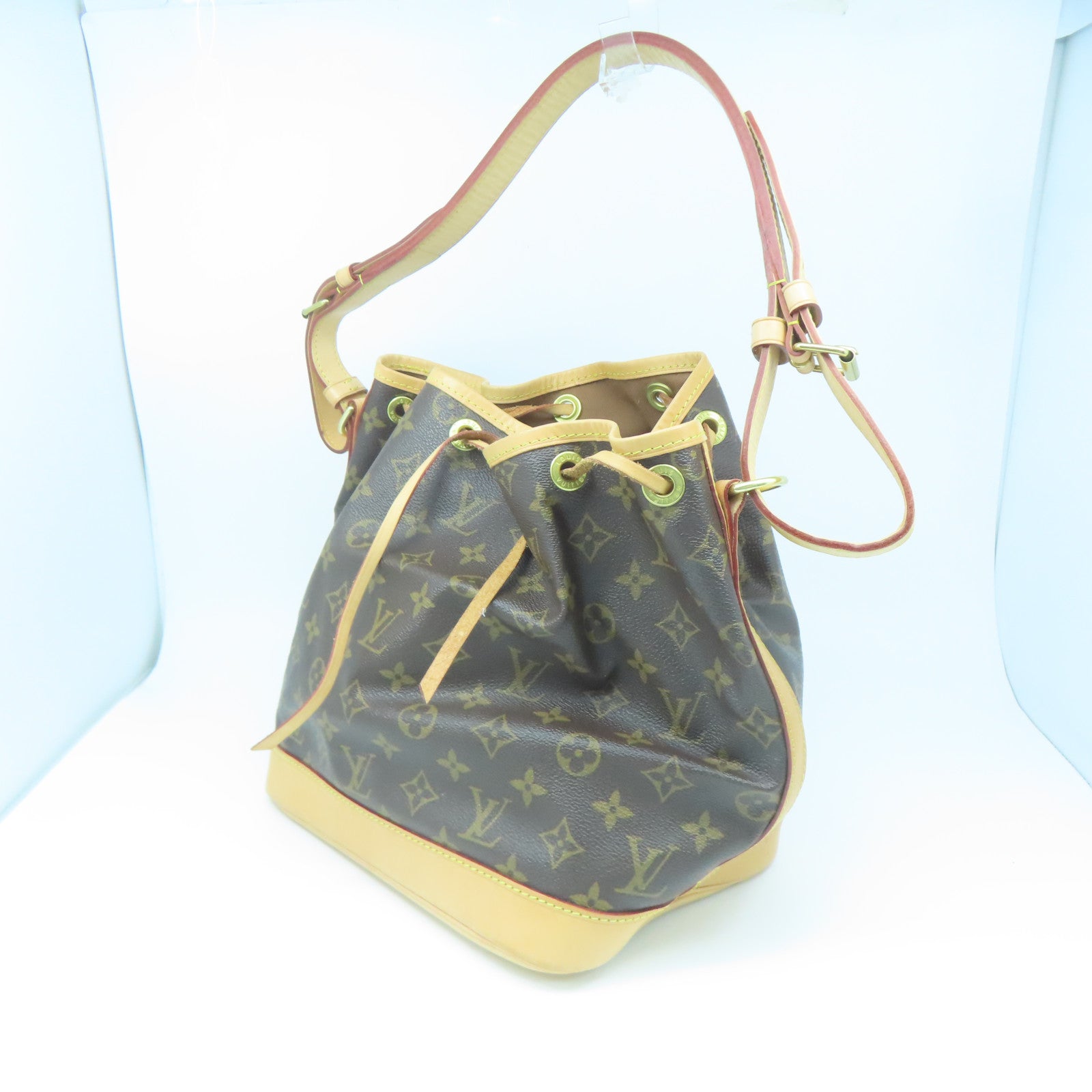 LOUIS VUITTON Monogram Noe BB金扣肩背袋啡色