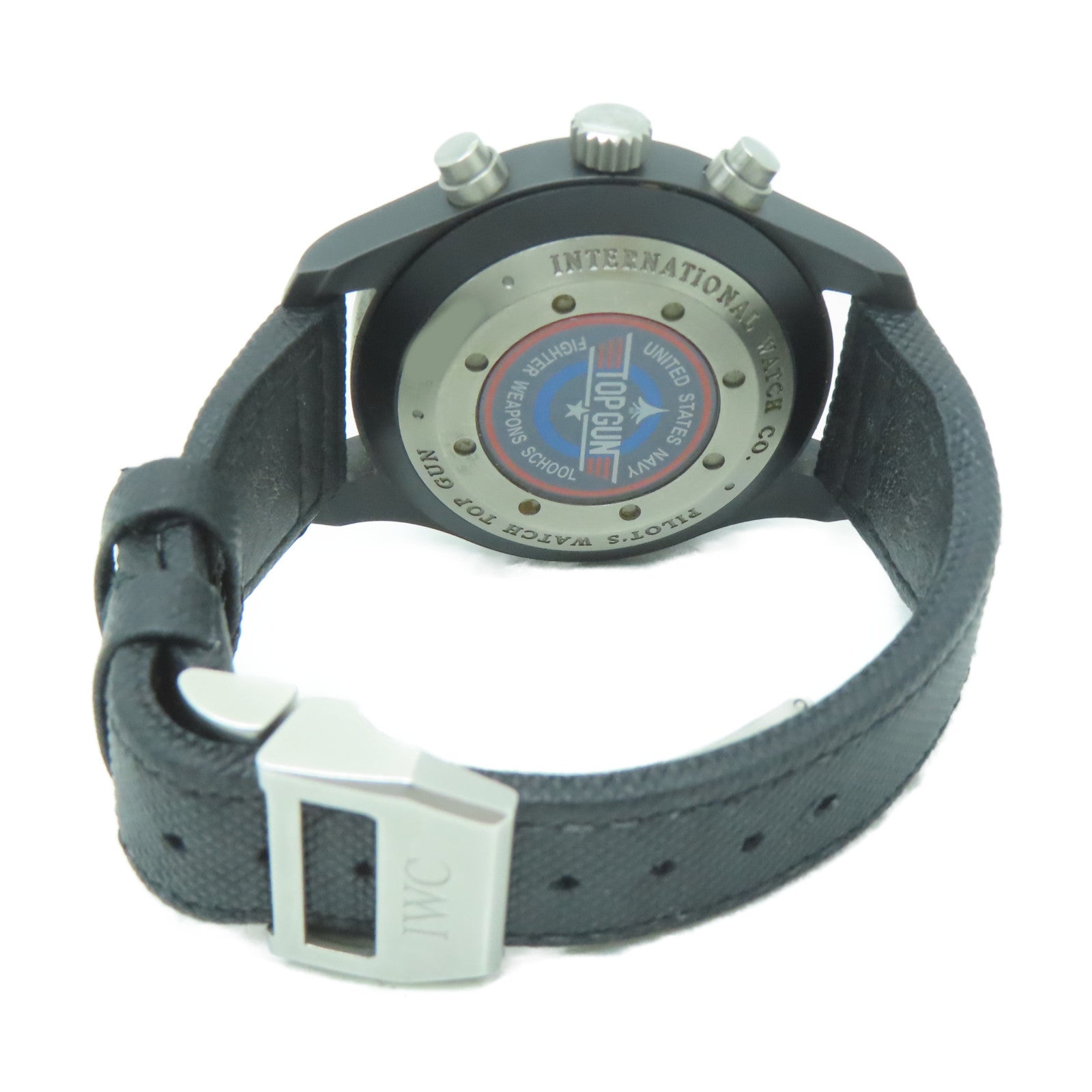 IWC Pilot Chronograph Top Gun陶瓷自動機芯手錶黑色