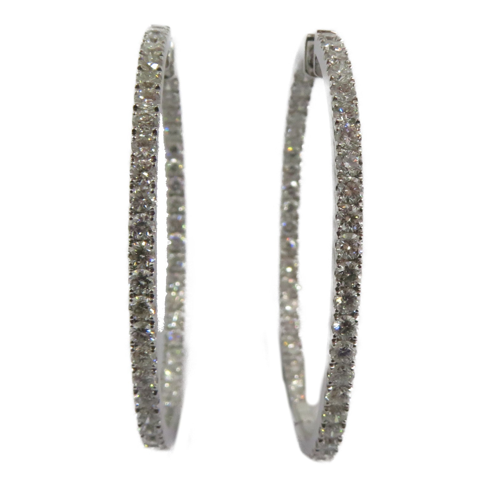 JEWELRY 18K白金Diamond Earrings鑽石耳環