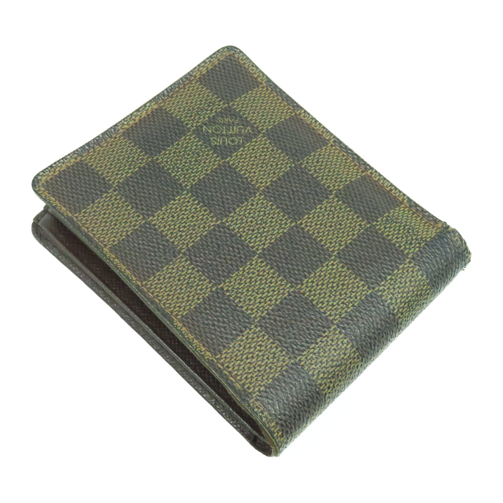 LOUIS VUITTON Damier Ebene Multiple Wallet錢包啡色