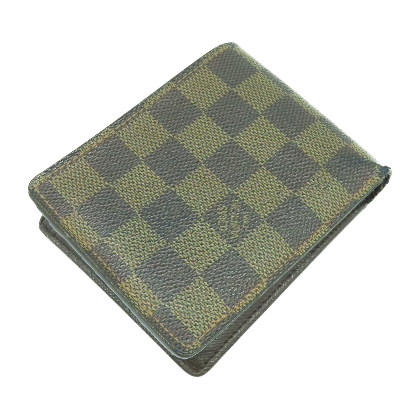 LOUIS VUITTON Damier Ebene Multiple Wallet錢包啡色