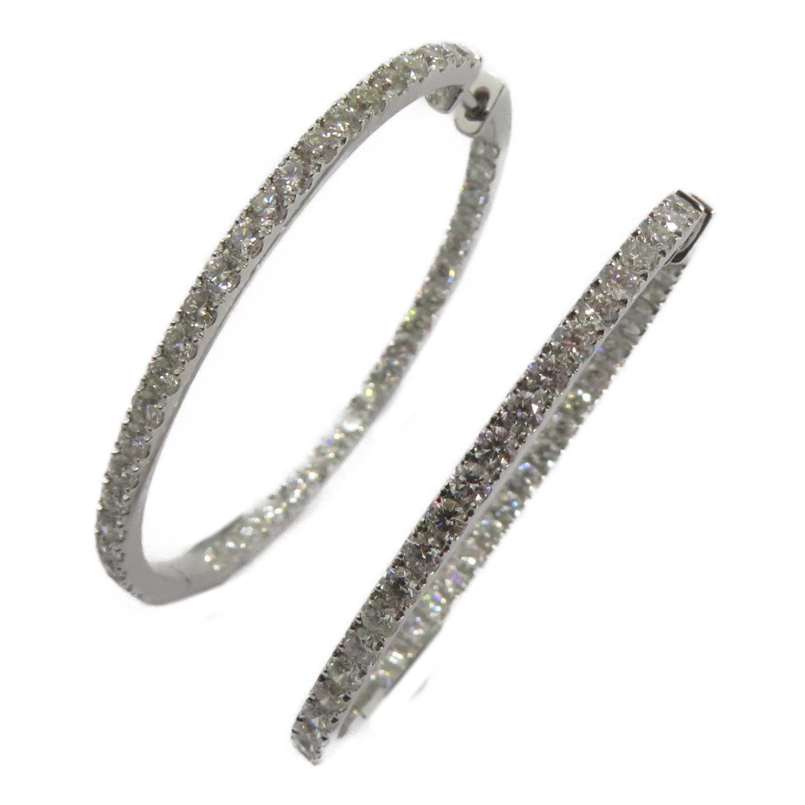 JEWELRY 18K白金Diamond Earrings鑽石耳環
