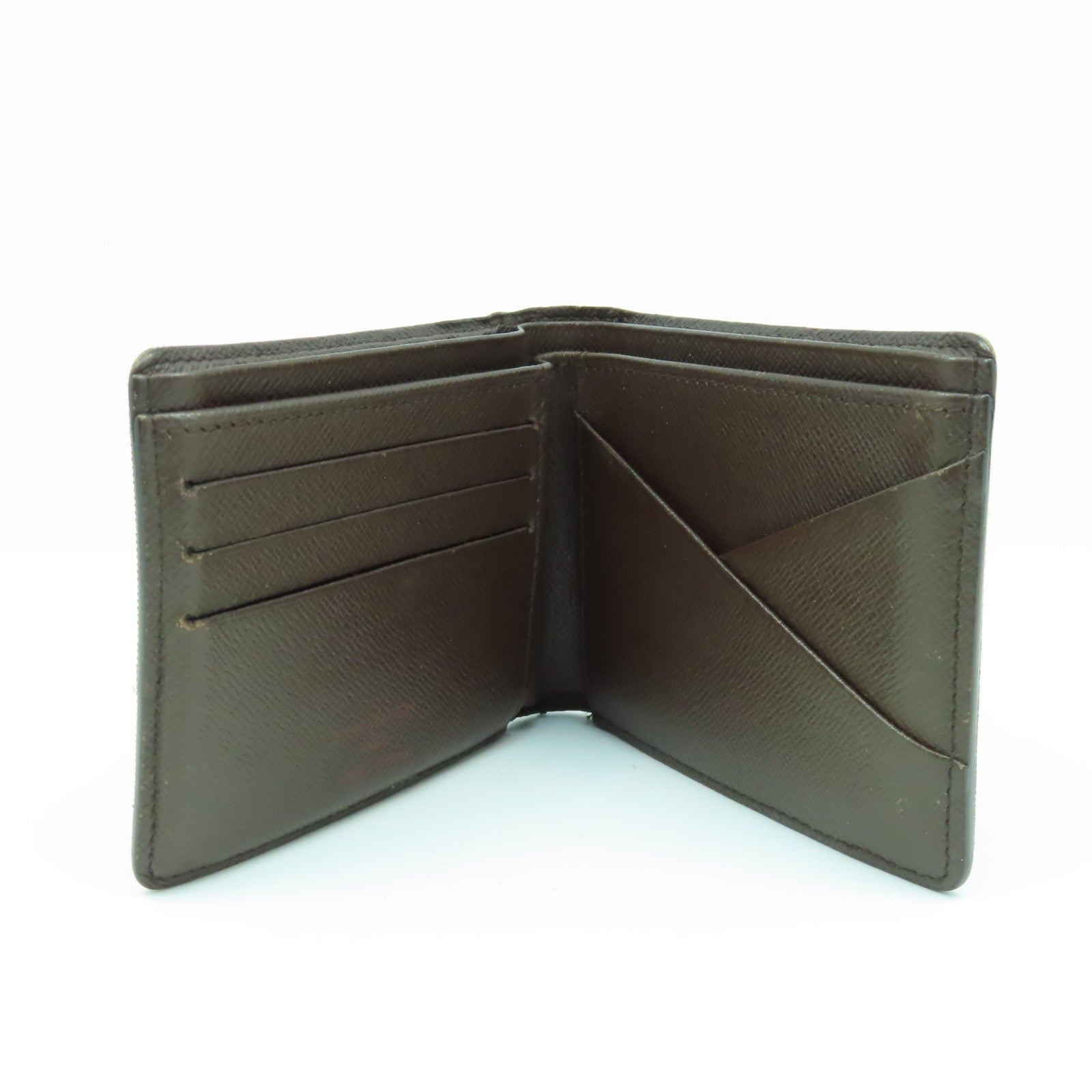 LOUIS VUITTON Damier Ebene Multiple Wallet錢包啡色