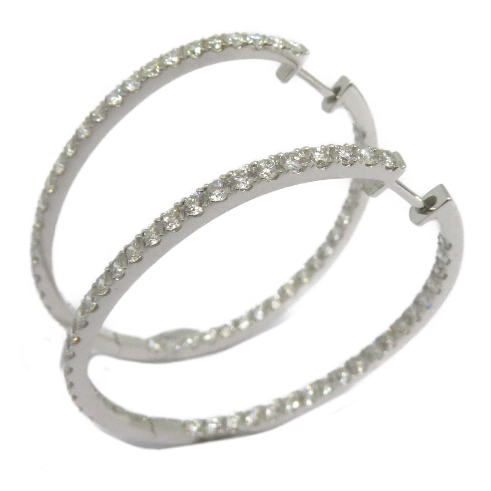 JEWELRY 18K白金Diamond Earrings鑽石耳環