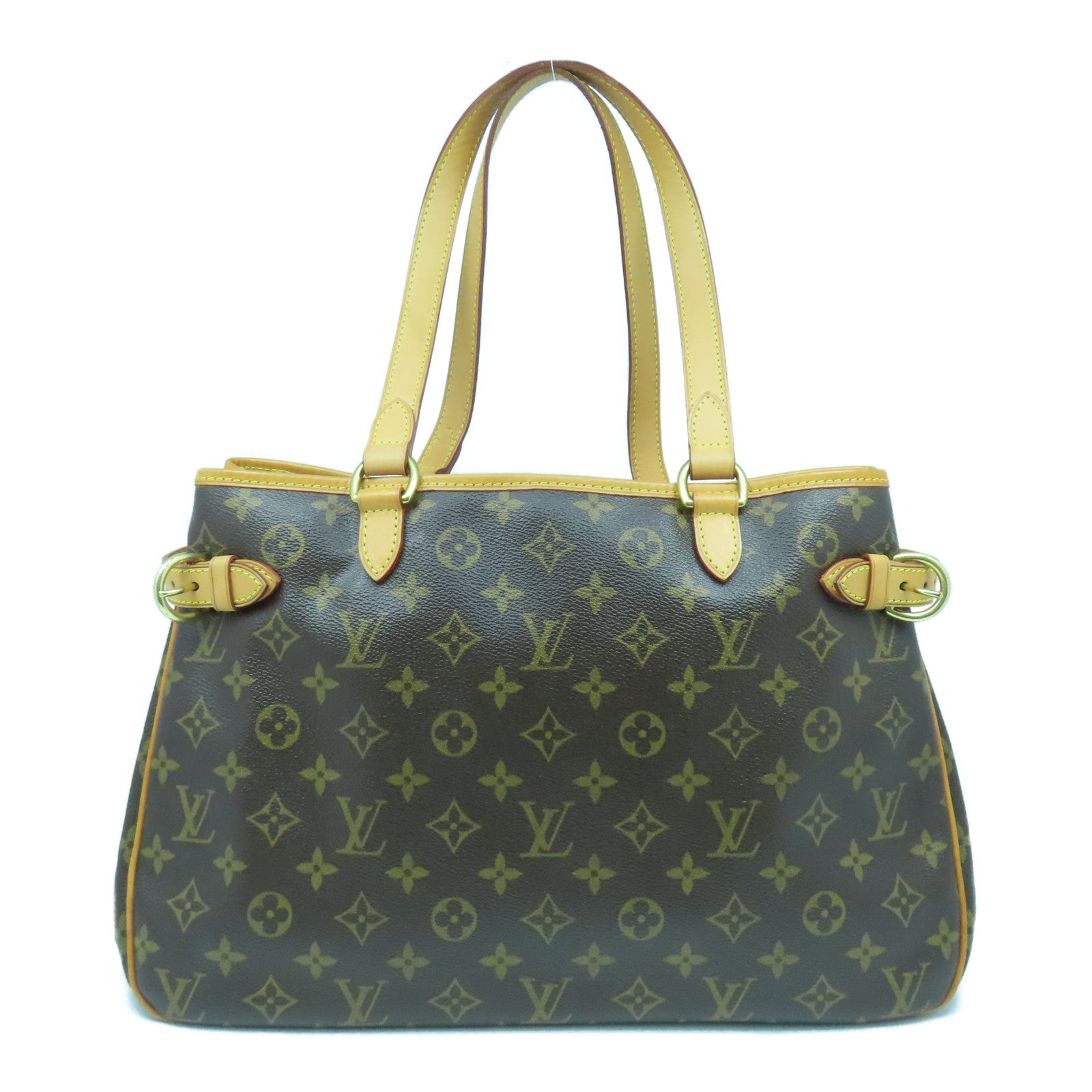 LOUIS VUITTON Monogram Batignolles Horizont金扣肩背袋啡色