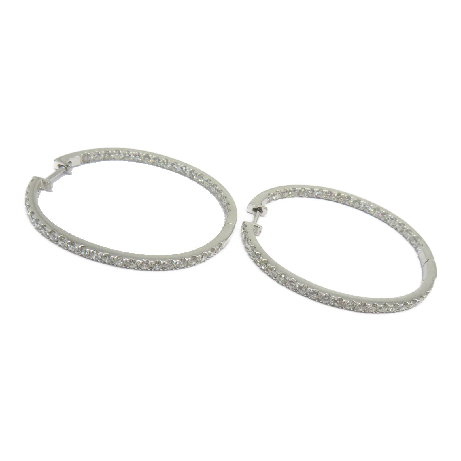JEWELRY 18K白金Diamond Earrings鑽石耳環