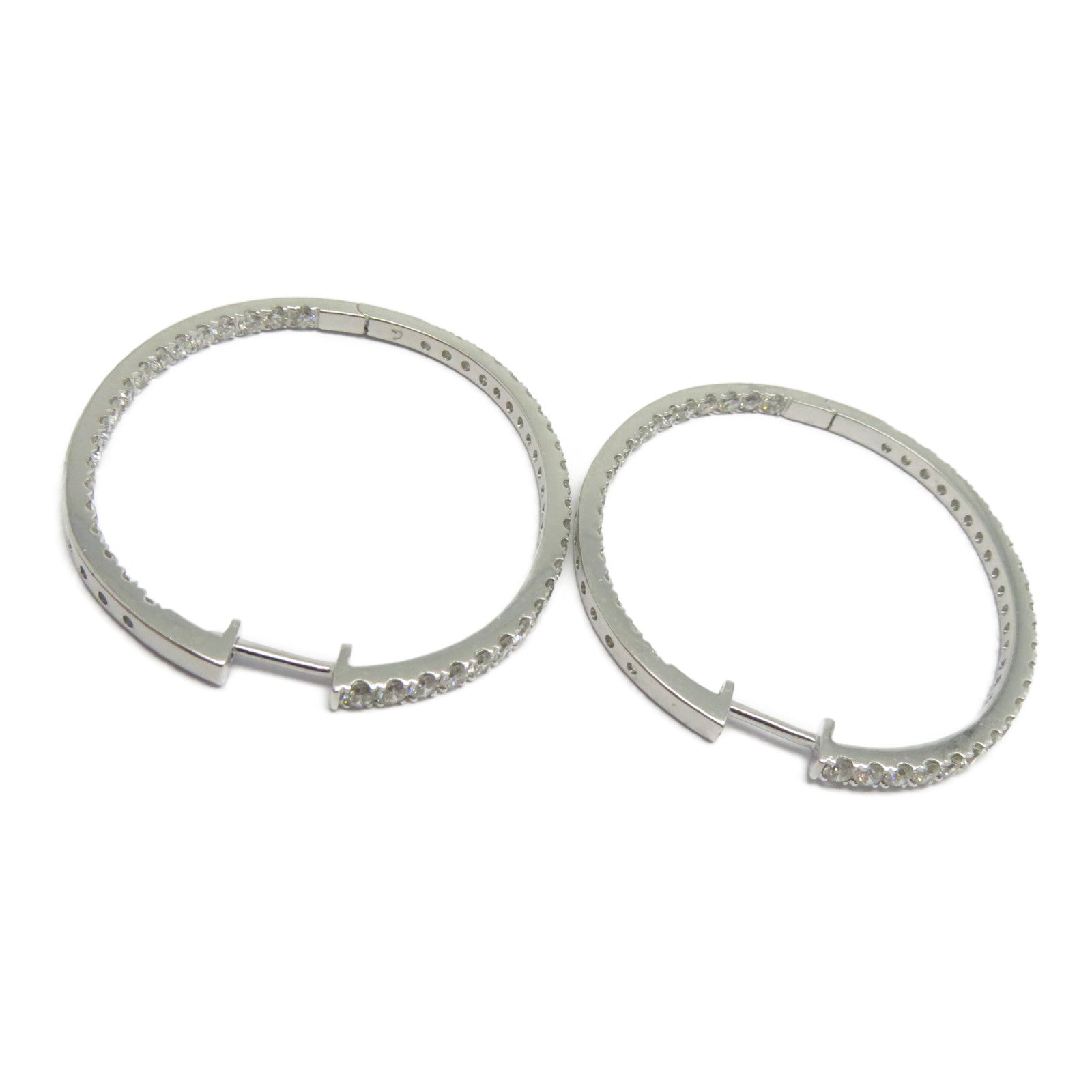 JEWELRY 18K白金Diamond Earrings鑽石耳環