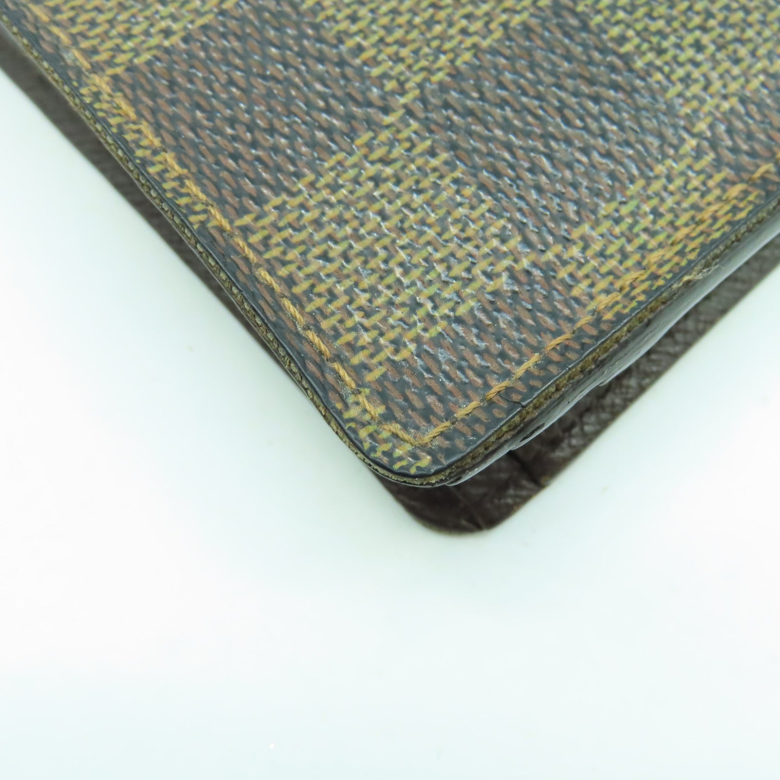 LOUIS VUITTON Damier Ebene Multiple Wallet錢包啡色